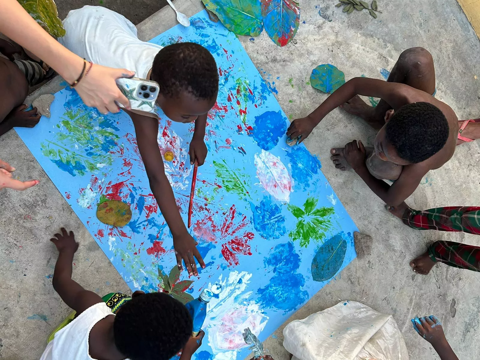 Claudia Albertos está viviendo una auténtica experiencia vital en Ghana.