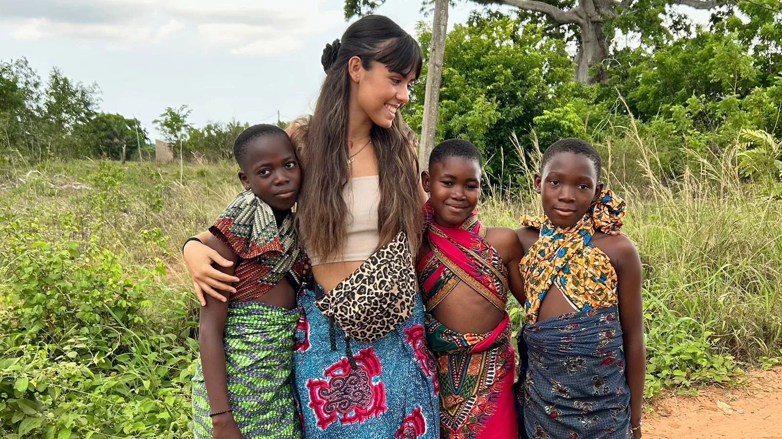 Claudia Albertos está viviendo una auténtica experiencia vital en Ghana.