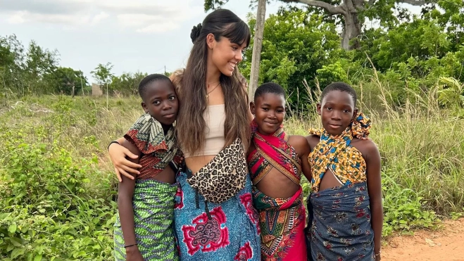 Claudia Albertos está viviendo una auténtica experiencia vital en Ghana.