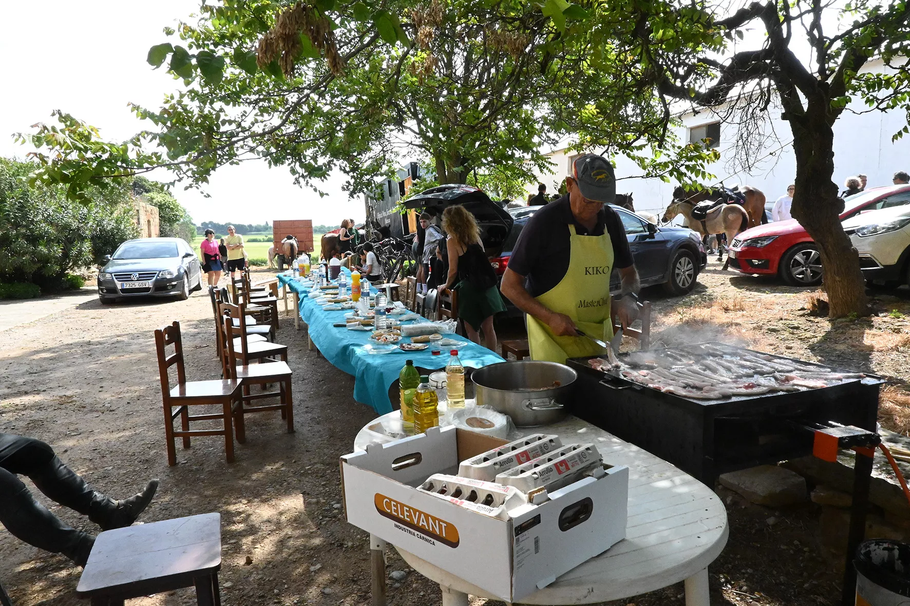 Club Hípica de Salas en el Santuario de Loreto. Foto Carlos Jalle