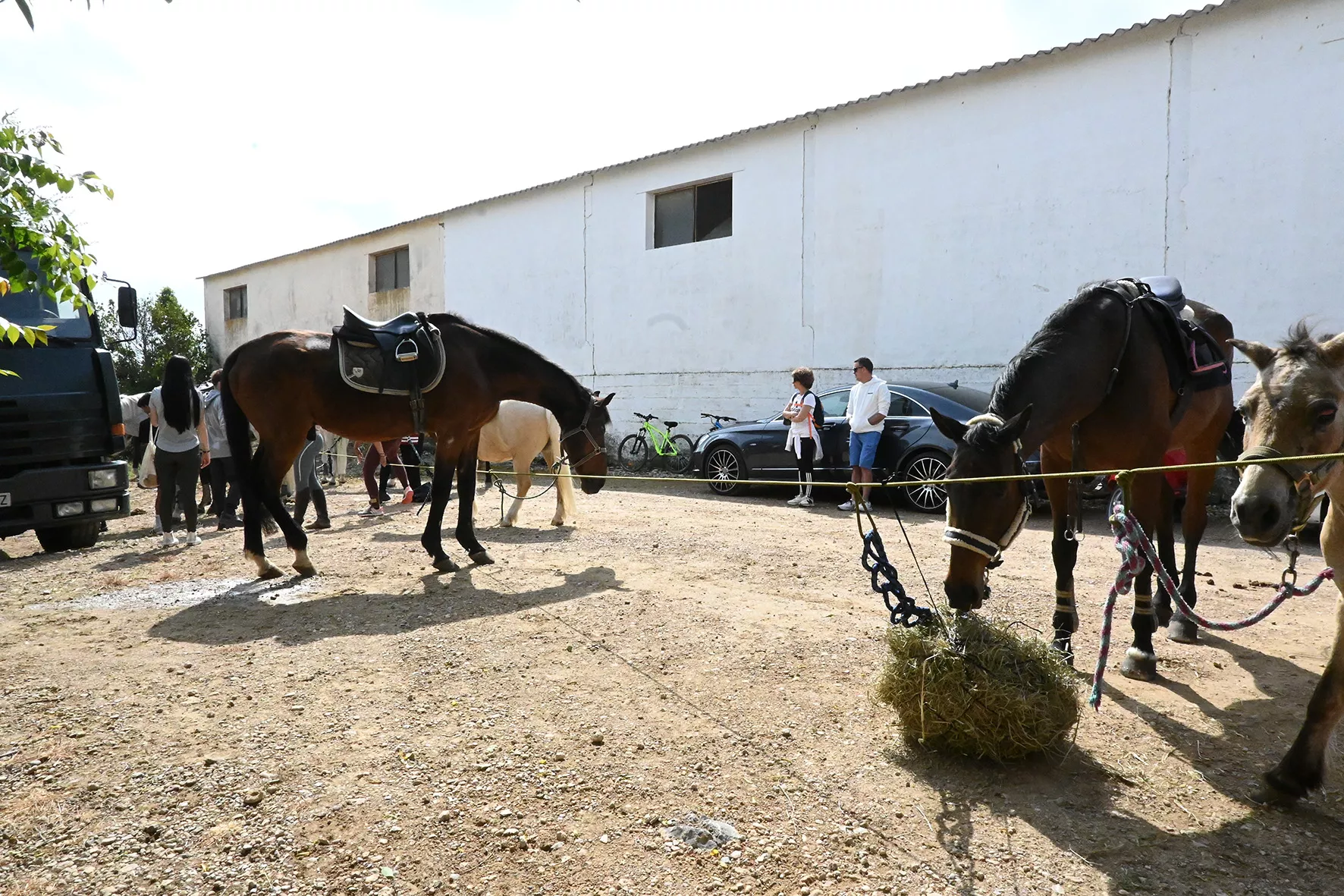 Club Hípica de Salas en el Santuario de Loreto. Foto Carlos Jalle