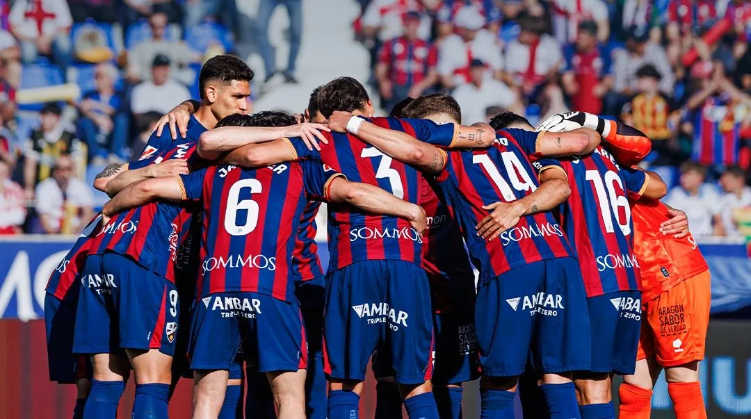 Estas son las alineaciones del Racing-SD Huesca: sin Pulido. Foto: SD Huesca