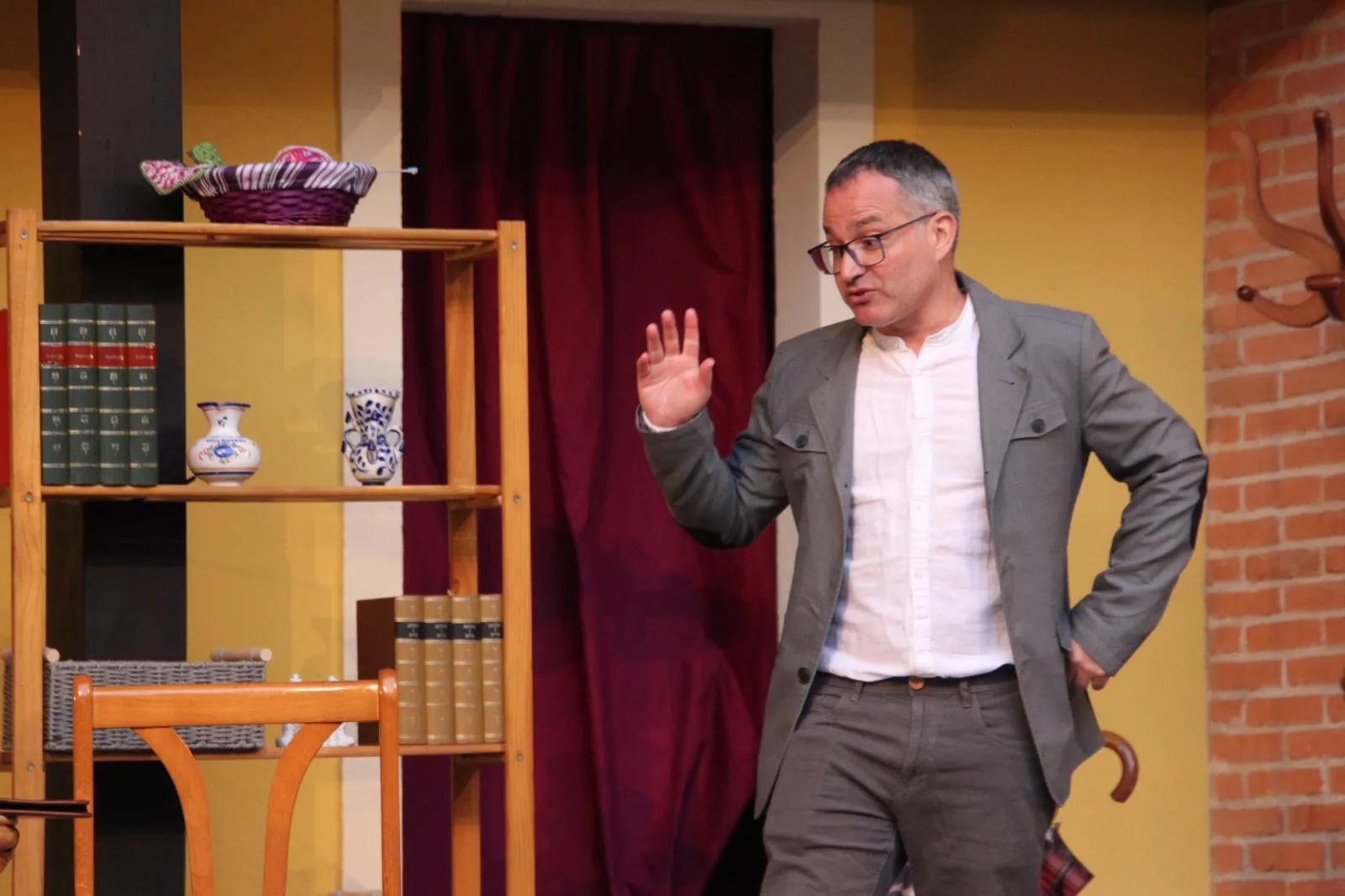 "Tela Marinera"  en el Corral de Comedias de Robres con "El inconveniente". Foto Carlos Neofato
