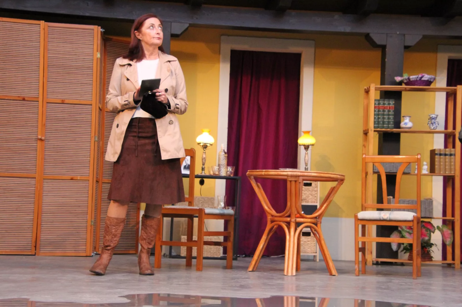 "Tela Marinera"  en el Corral de Comedias de Robres con "El inconveniente". Foto Carlos Neofato