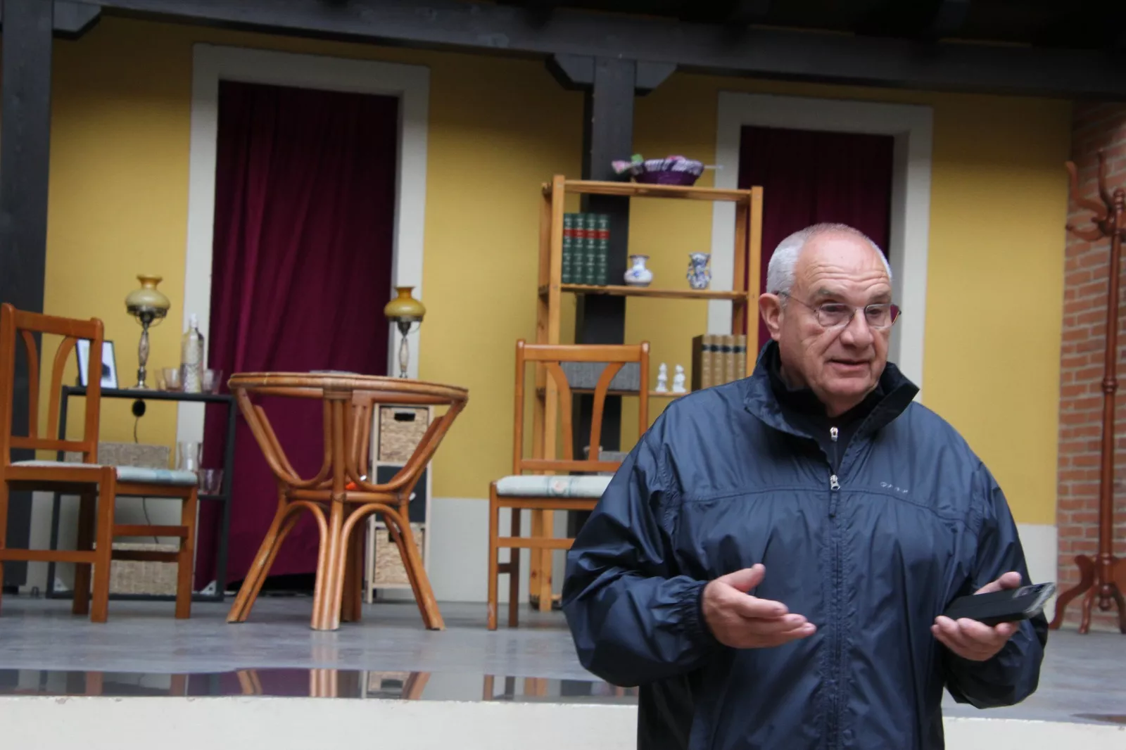 "Tela Marinera"  en el Corral de Comedias de Robres con "El inconveniente". Foto Carlos Neofato
