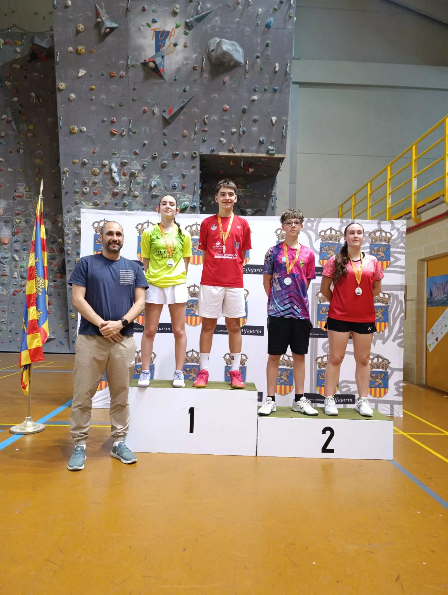 Emma Nievedes, campeona de dobles mixtos Sub-17