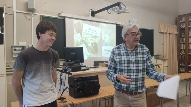 Víctor Ezquerro y David Badías. Foto Quino Escartín