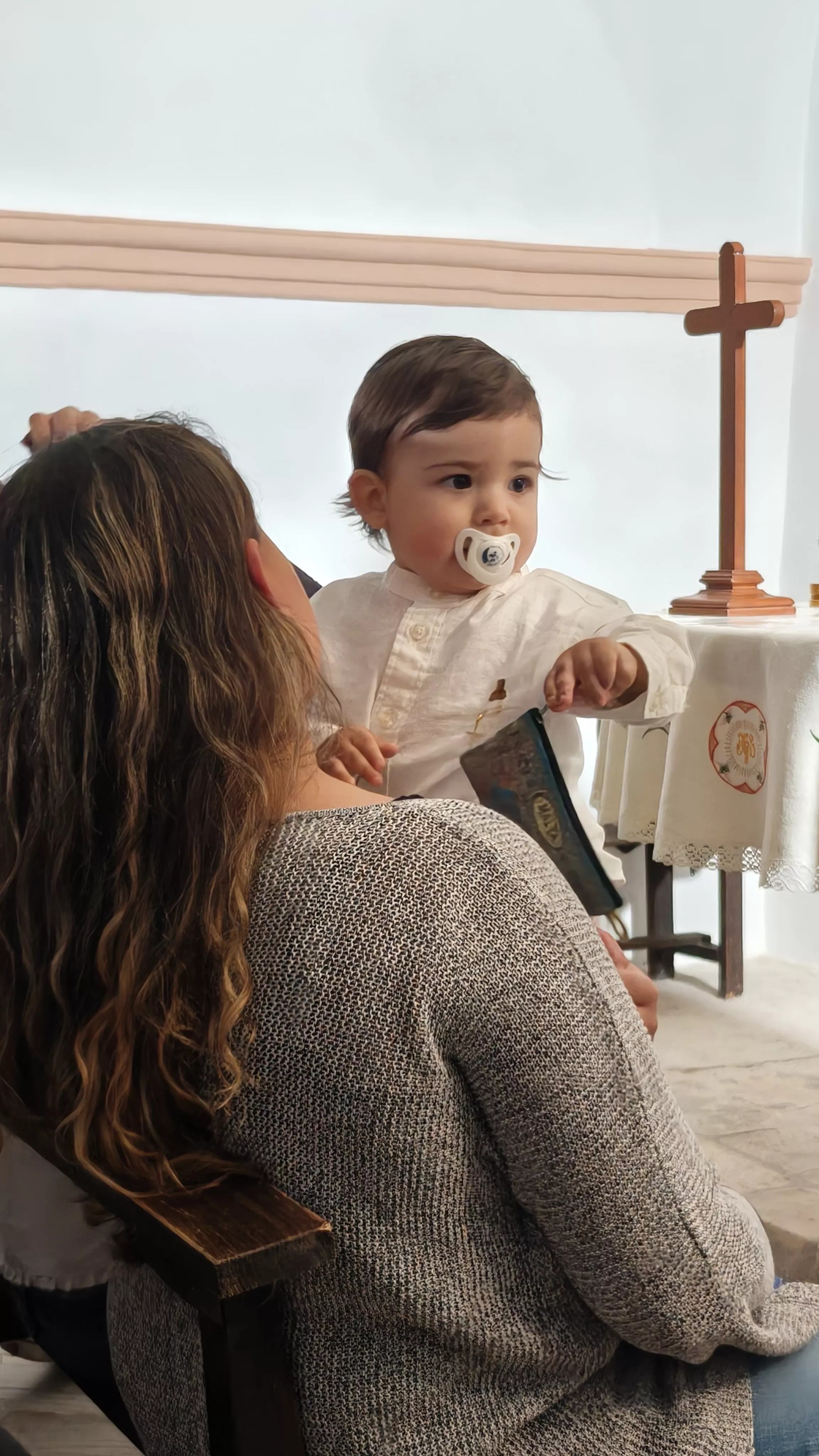 Primer bautizo de la historia en la Ermita de Sant Quilis en Estopiñán del Castillo