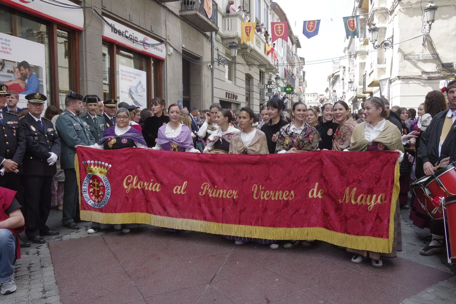 Primer Viernes de Mayo en Jaca. Foto Miguel Angel Muñoz