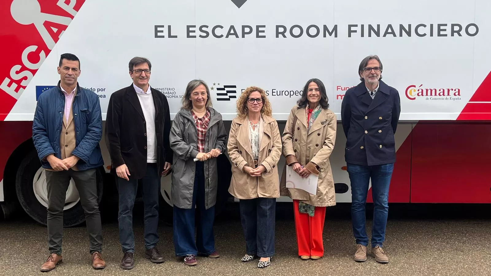 "Escape room" financiero de la ruta Finexit en el CPIFP Pirámide de Huesca. Foto Mercedes Manterola
