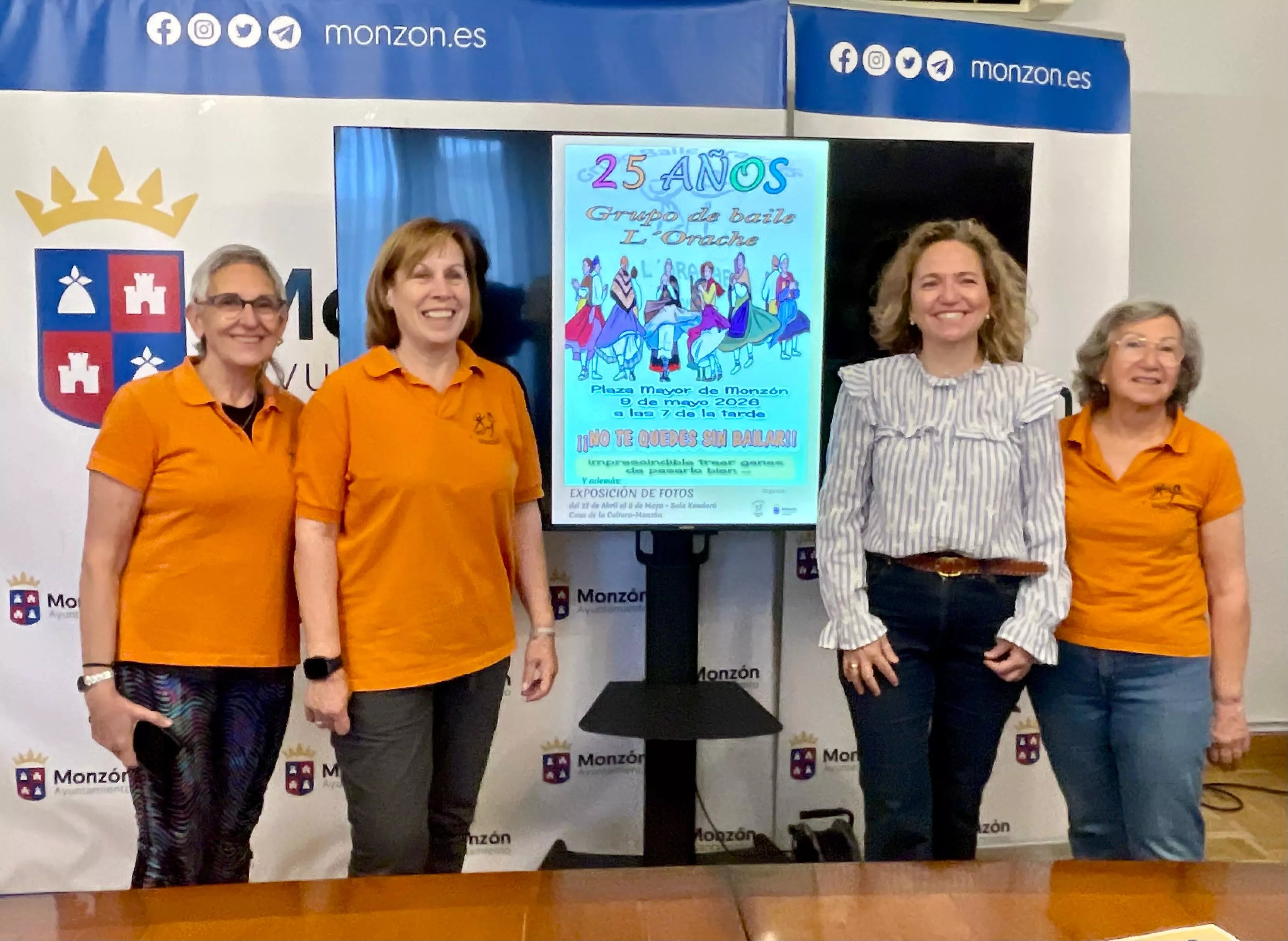El grupo L’Orache celebra 25 años de danzas tradicionales con una gran cita abierta en Monzón.