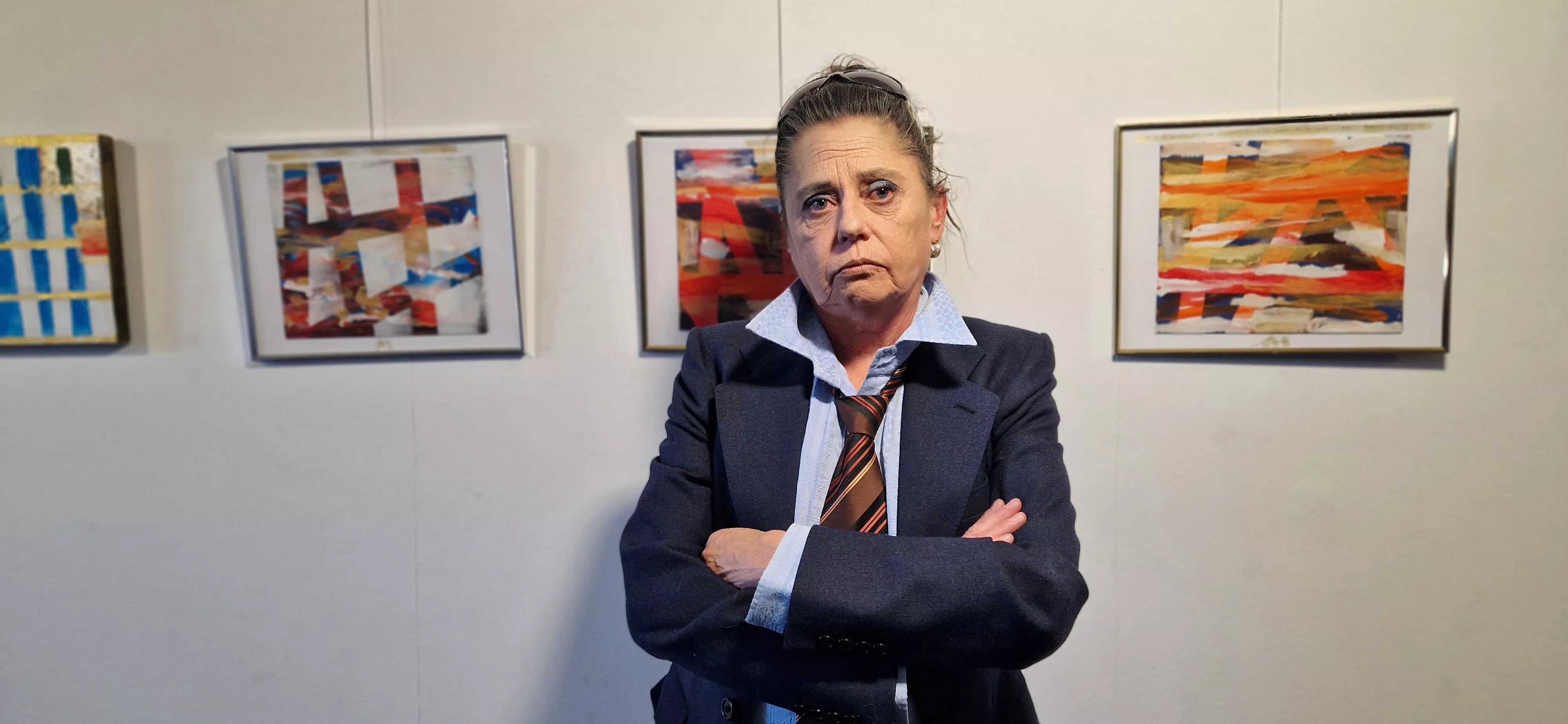 Inauguración de la exposición de Ester Mrsnik en el arranque de Barriofest 2026. Foto Myriam Martínez