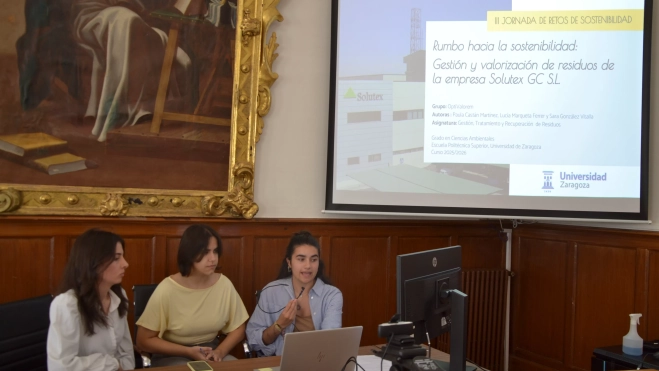Segundo premio del segundo ciclo de Magisterio de Huesca.