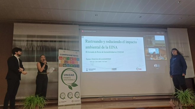 Primer premio del primer ciclo de Ingeniería y Arquitectura de Zaragoza. 