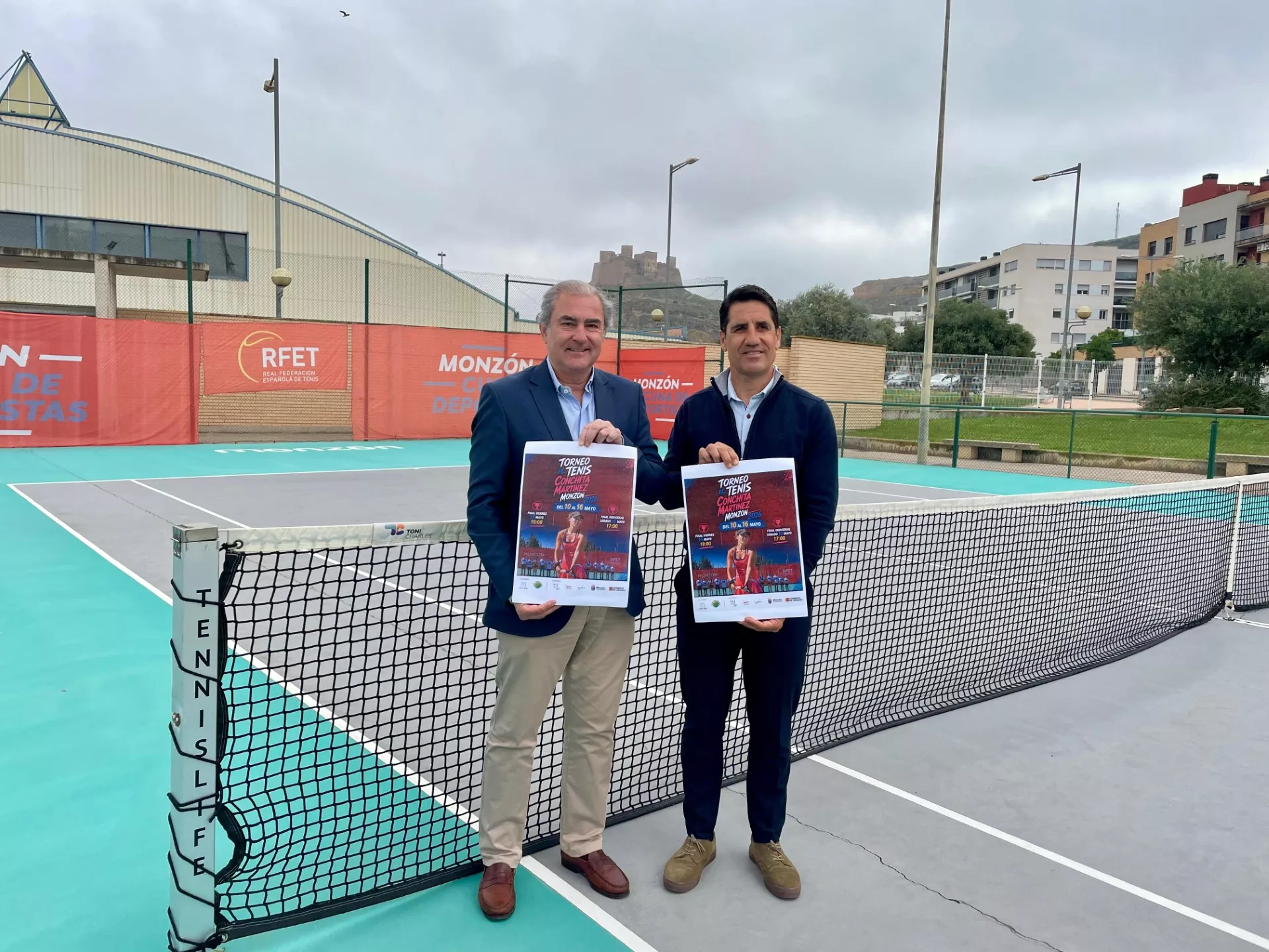 Eliseo Martín y Miguel Ángel Palazón, en la presentación del torneo.