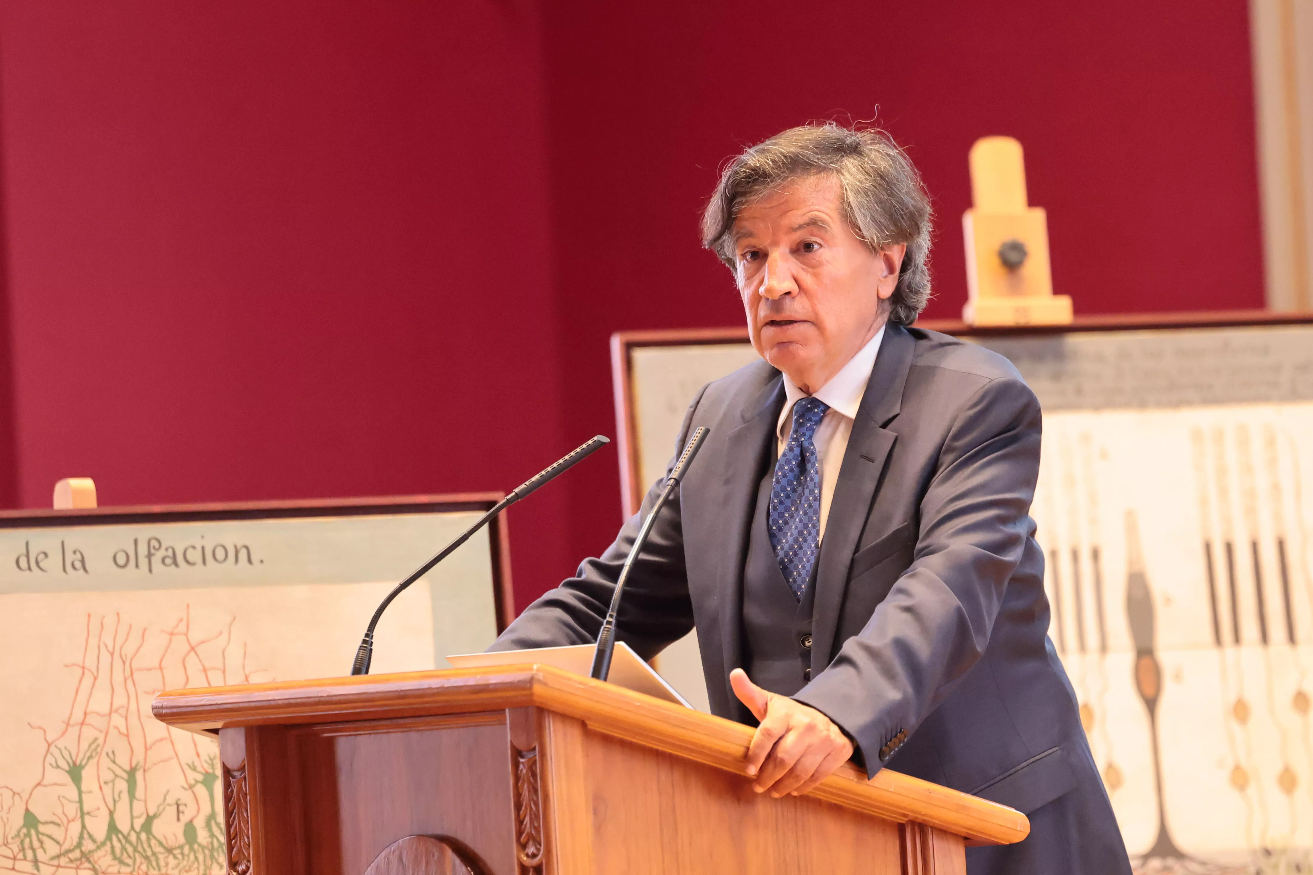 Intervención de Carlos López-Otín.
