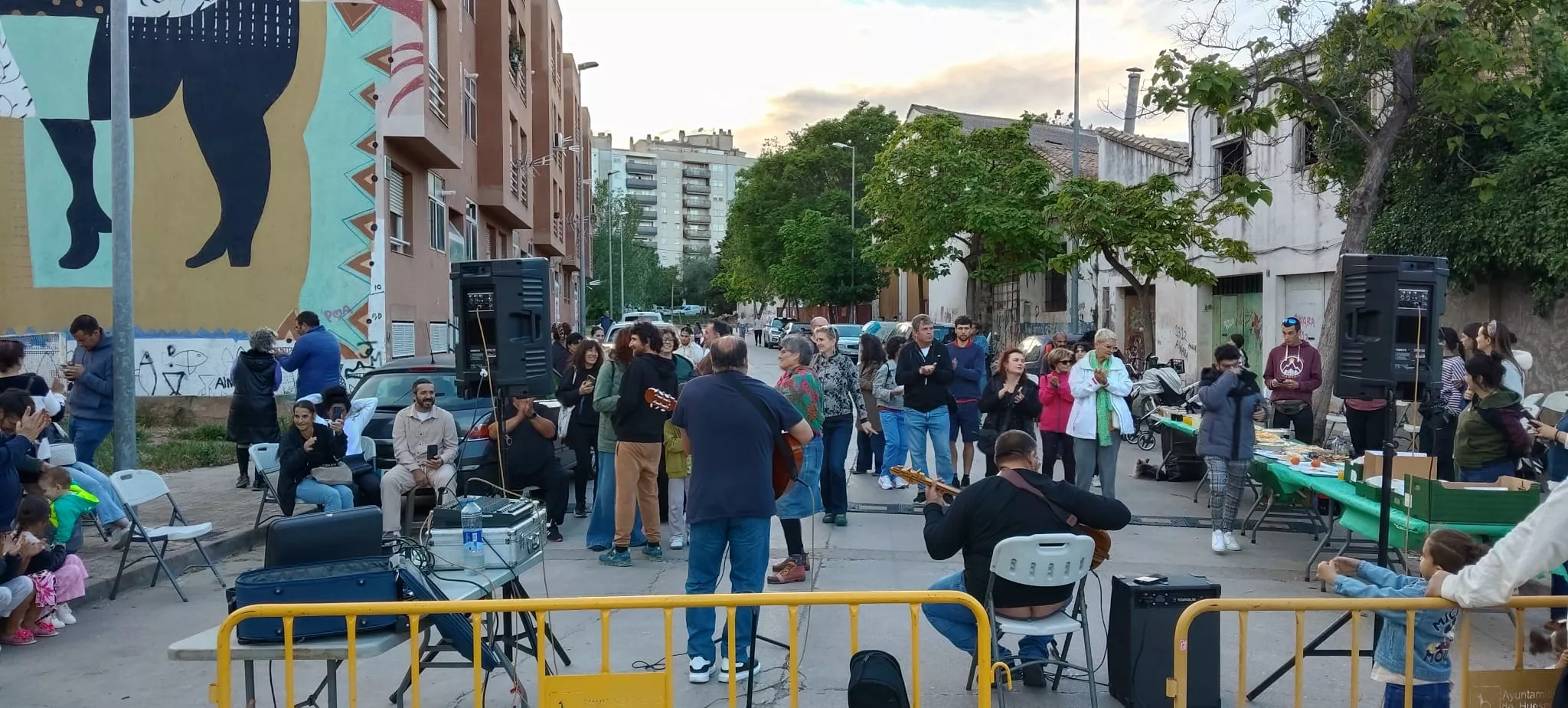 Actuación de El mal de Sambito.