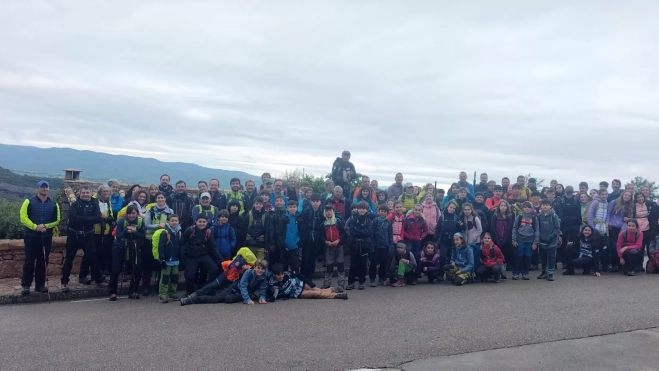 Foto de familia de los participantes.