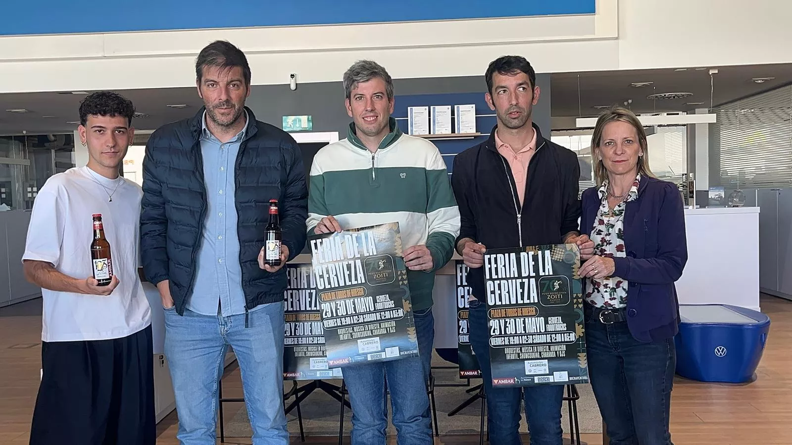 Presentación de la Feria de la Cerveza de la Peña Zoiti. Foto Mercedes Manterola