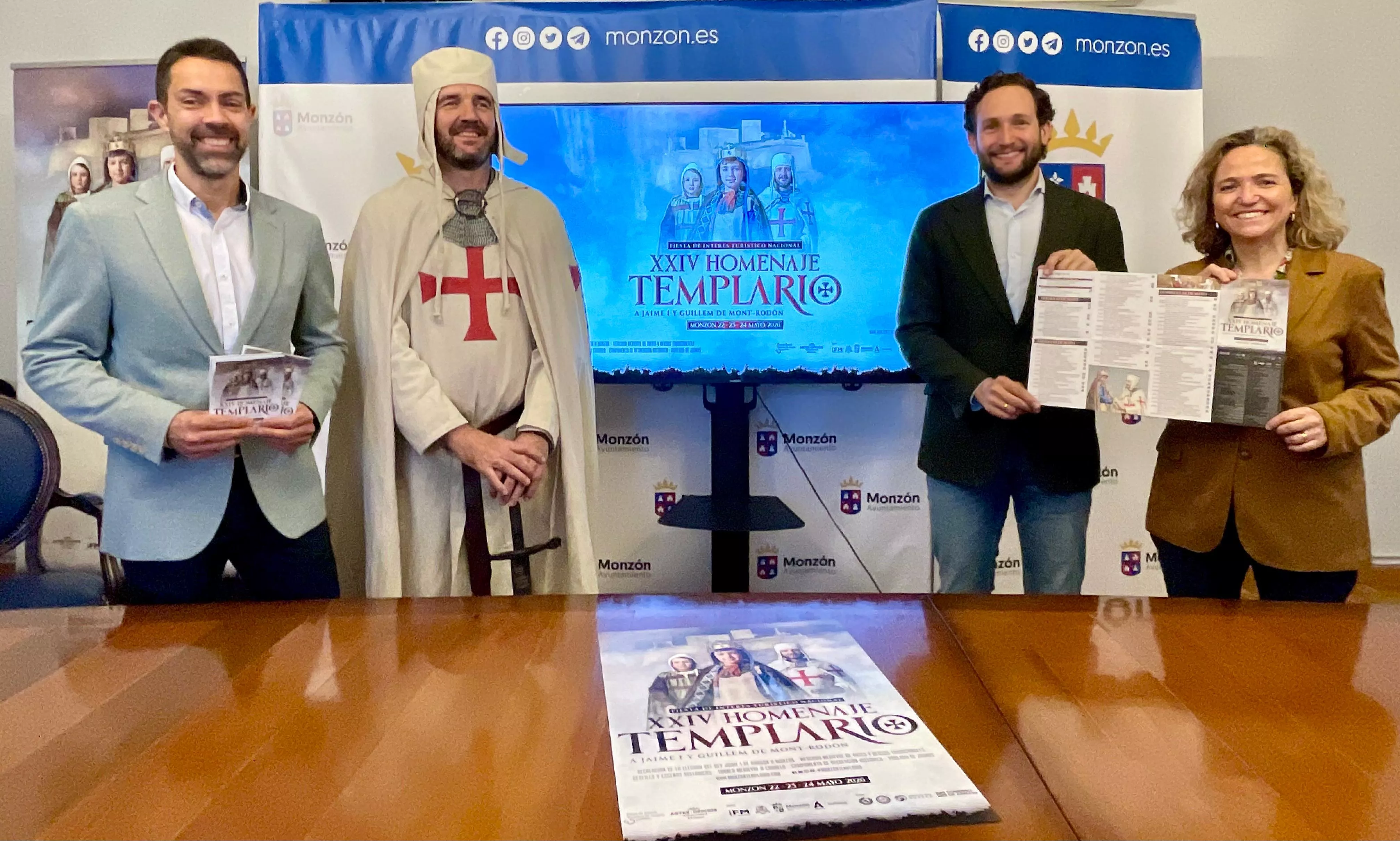 Monzón se prepara para su Homenaje Templario. 
