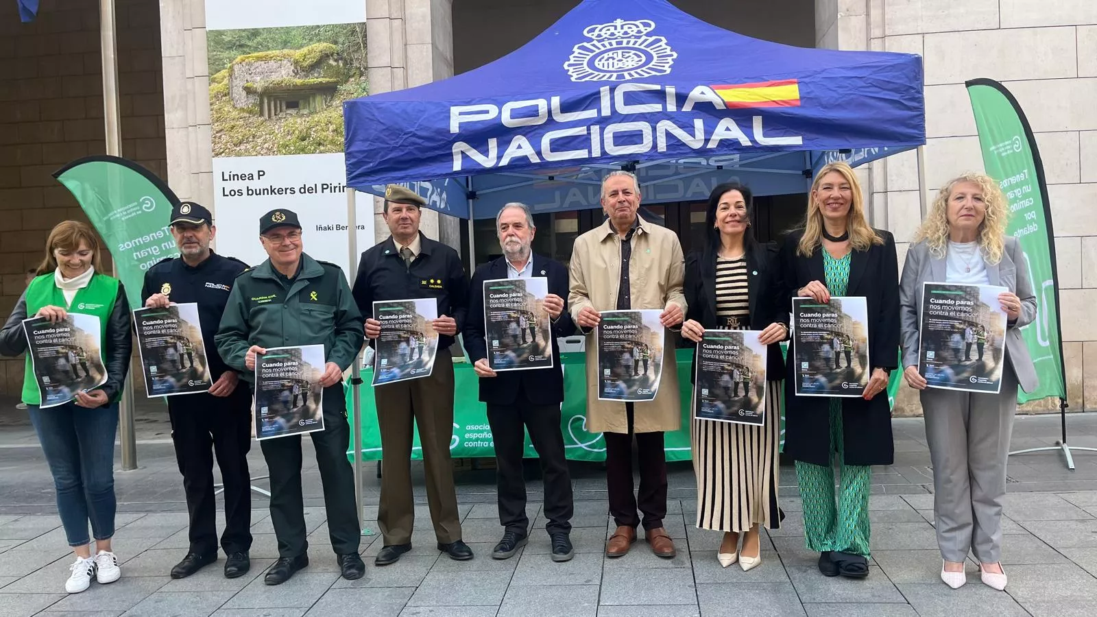 Arranque de la jornada de cuestación de la AECC. Foto Mercedes Manterola