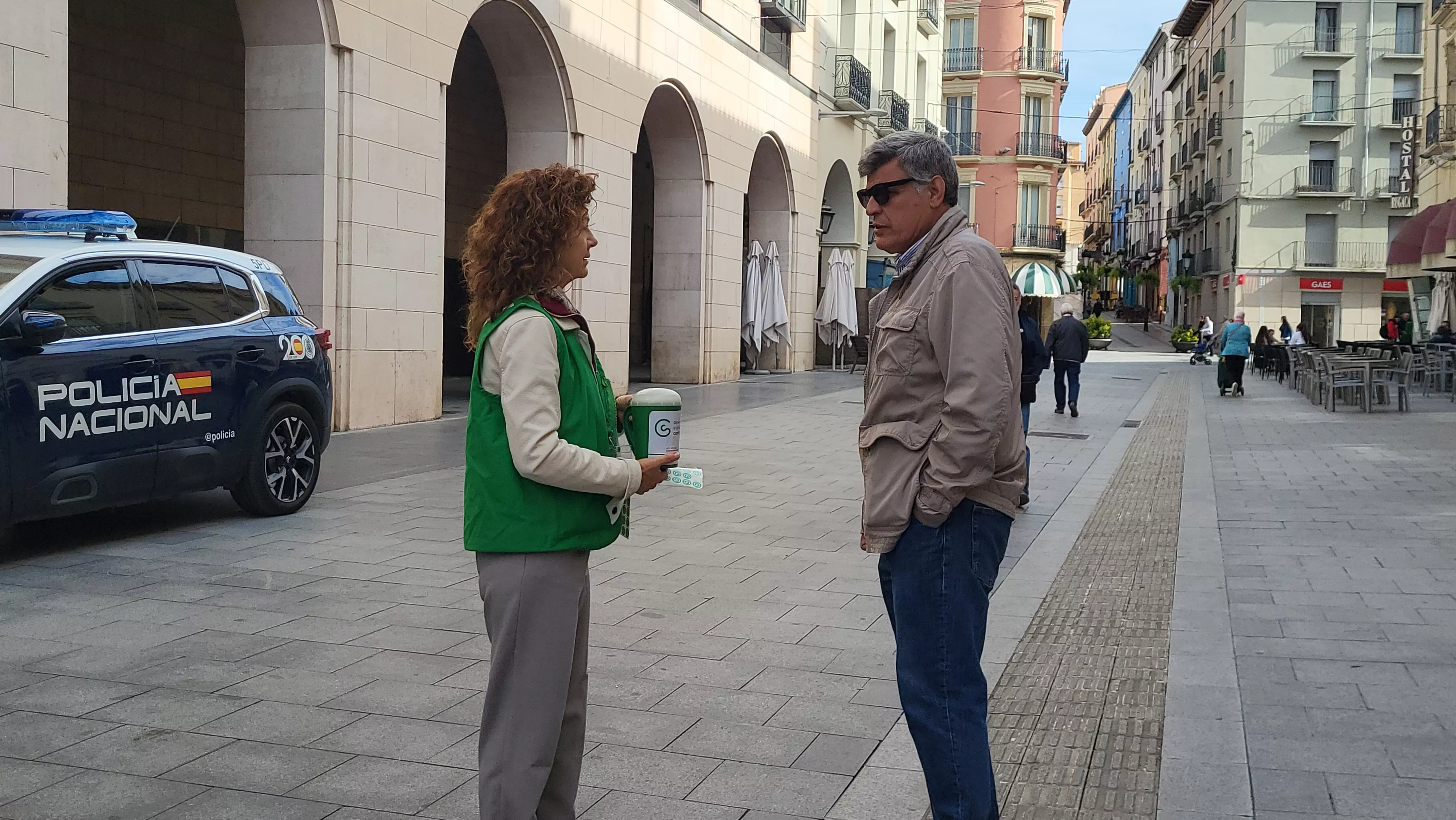 Día de la Cuestación de la Asociación Española Contra el Cáncer en Huesca. Foto Mercedes Manterola