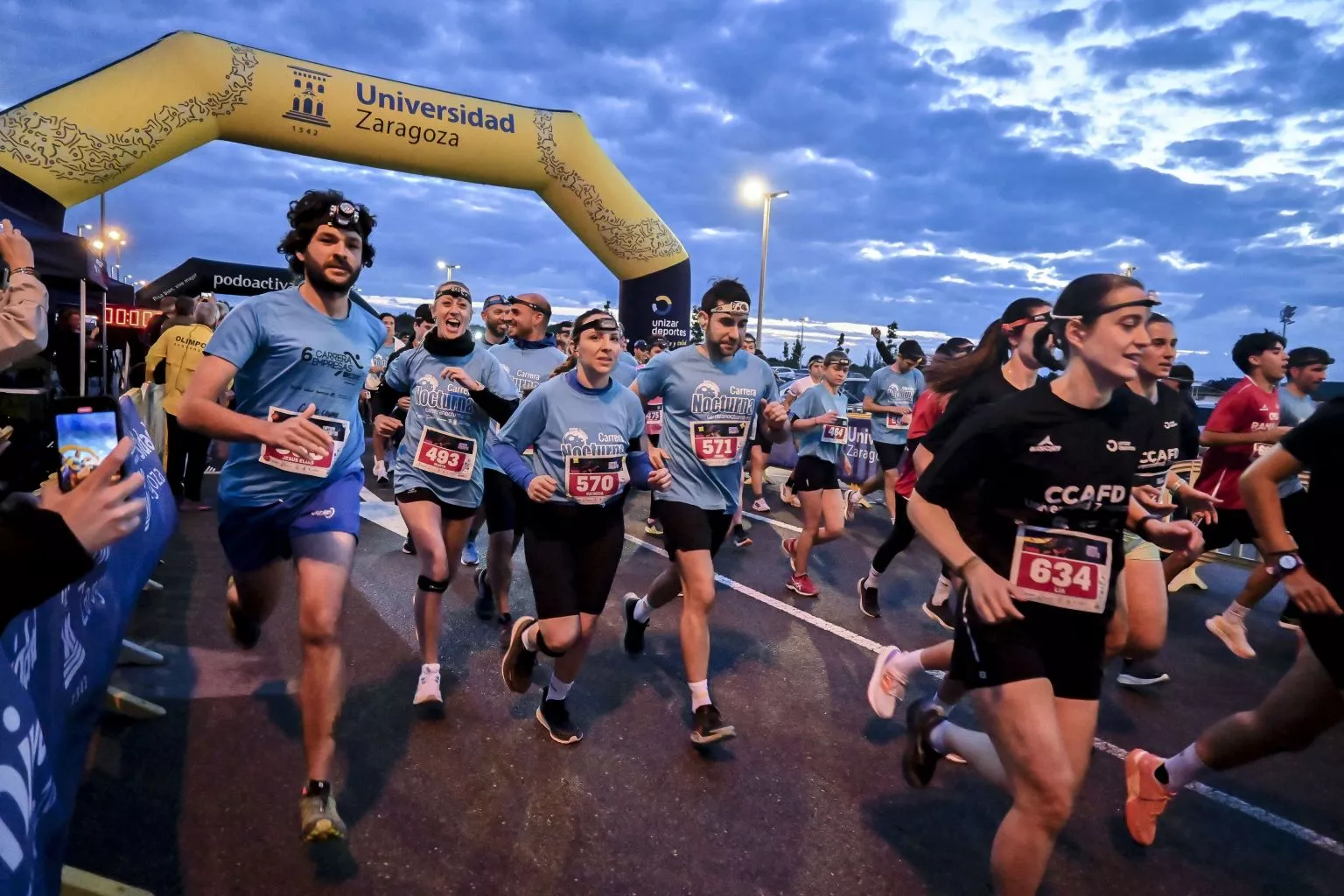 Imagen de la pasada edición de la Carrera Nocturna