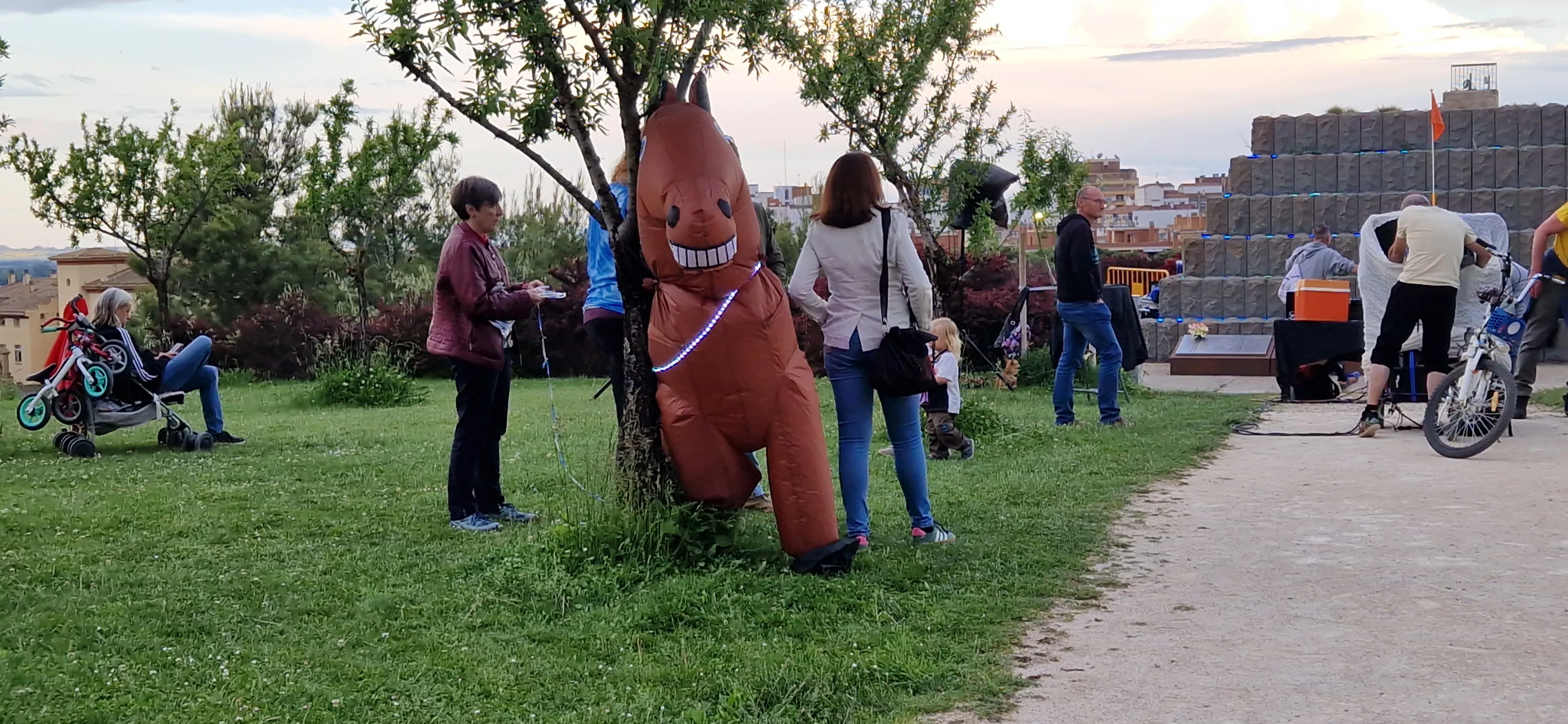 "Puesta de sol" de Barriofest 2026. Foto Myriam Martínez