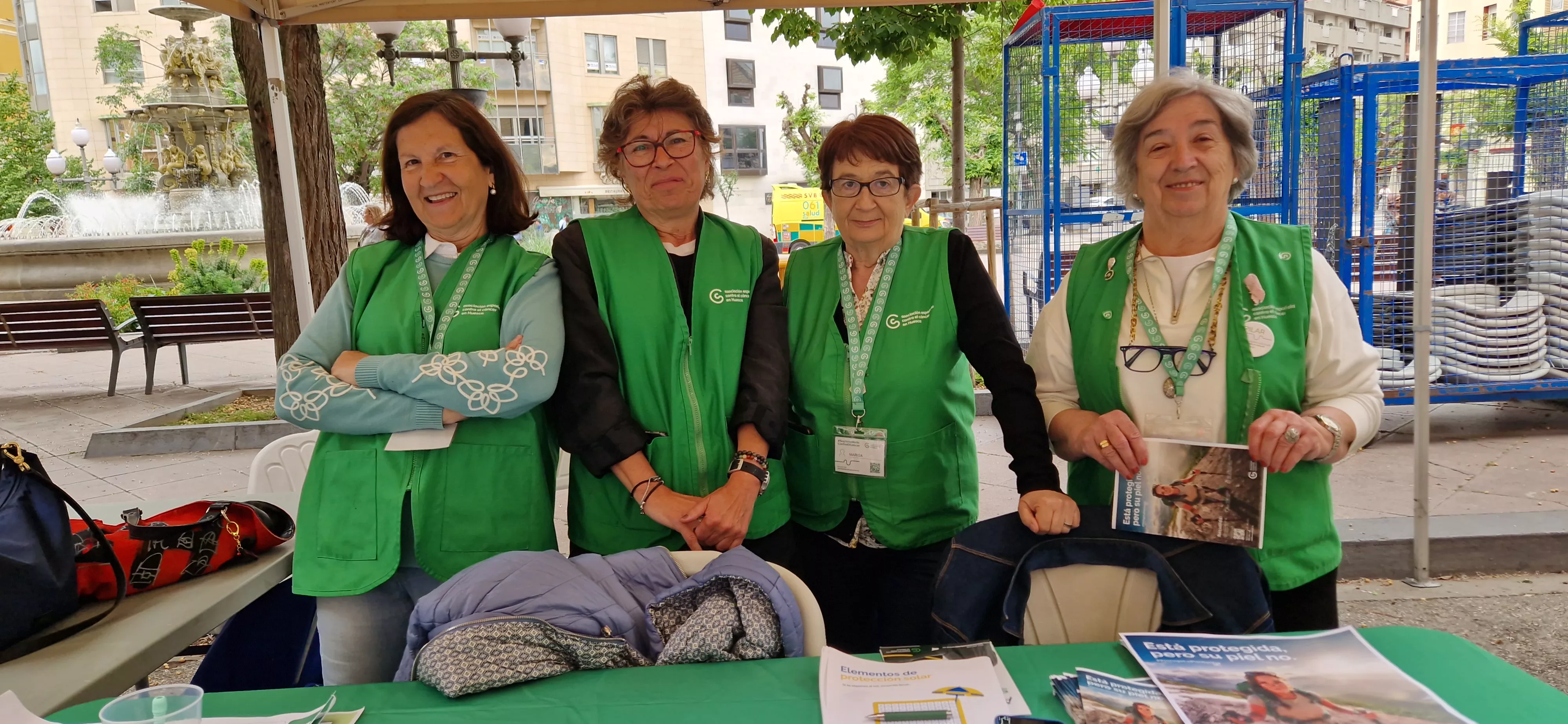  V Feria de entidades de la salud de Huesca organizada por Cruz Roja. Foto Myriam Martínez
