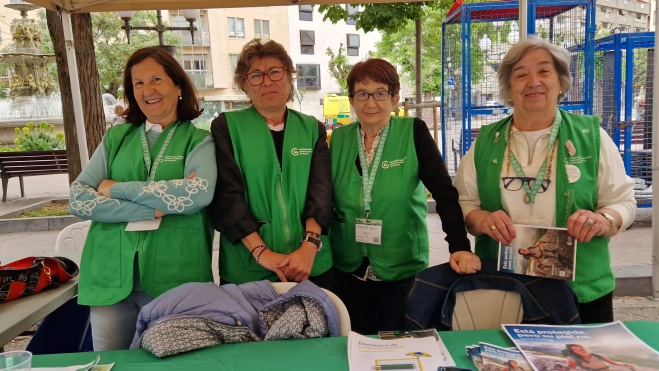  V Feria de entidades de la salud de Huesca organizada por Cruz Roja. Foto Myriam Martínez