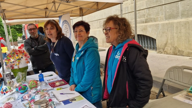  V Feria de entidades de la salud de Huesca organizada por Cruz Roja. Foto Myriam Martínez