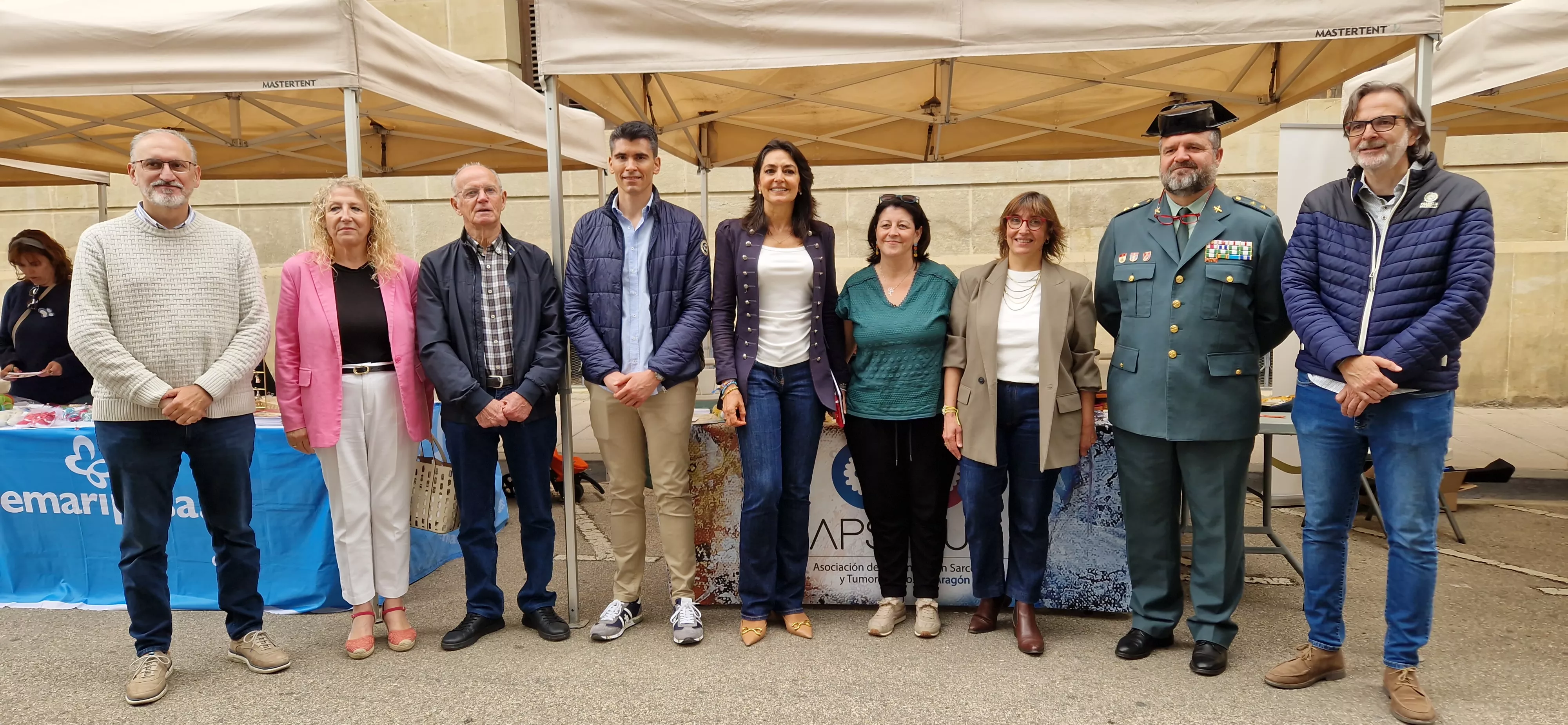  V Feria de entidades de la salud de Huesca organizada por Cruz Roja. Foto Myriam Martínez