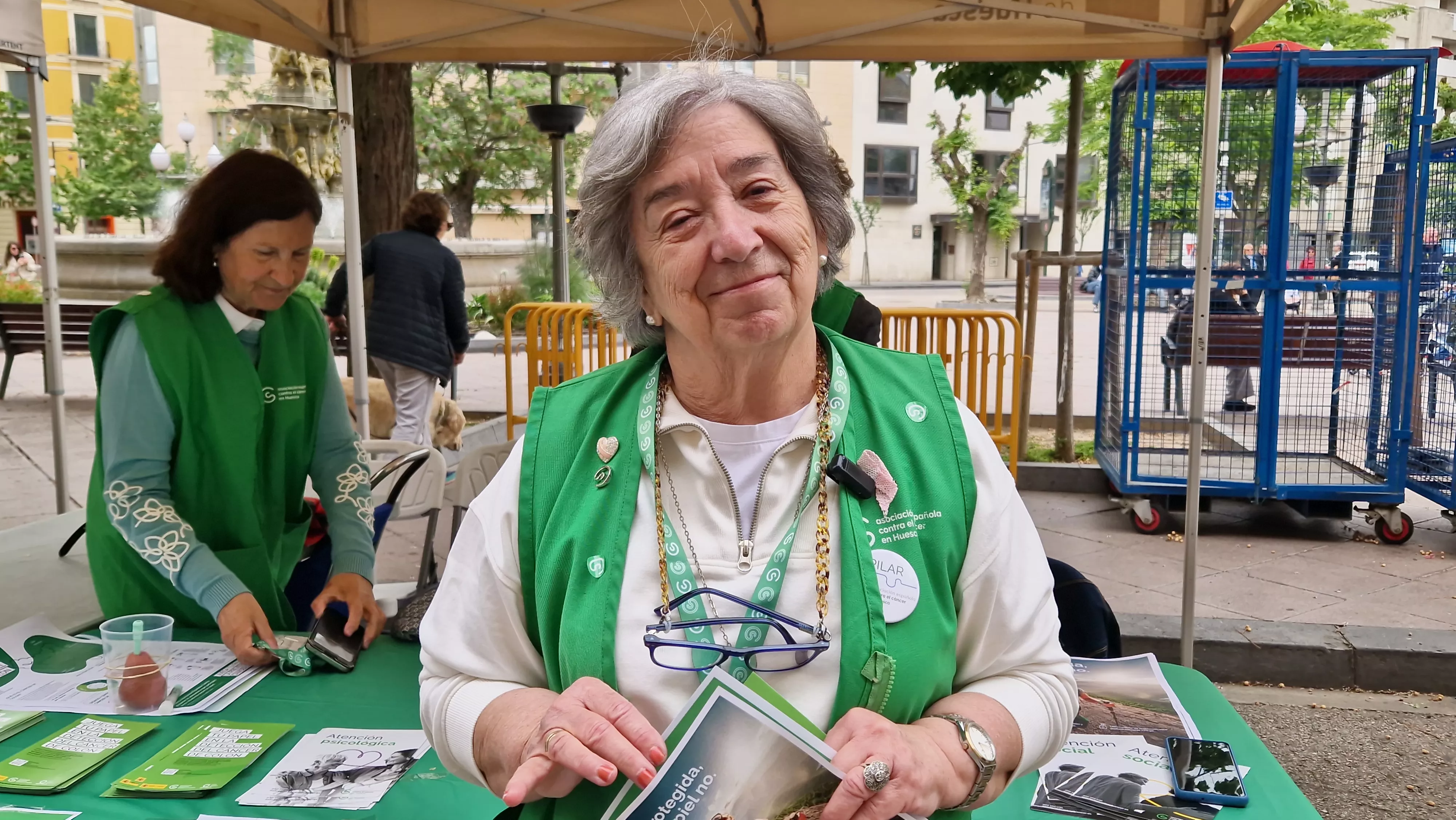  Asociación Contra el Cáncer. V Feria de entidades de la salud de Huesca organizada por Cruz Roja. Foto Myriam Martínez