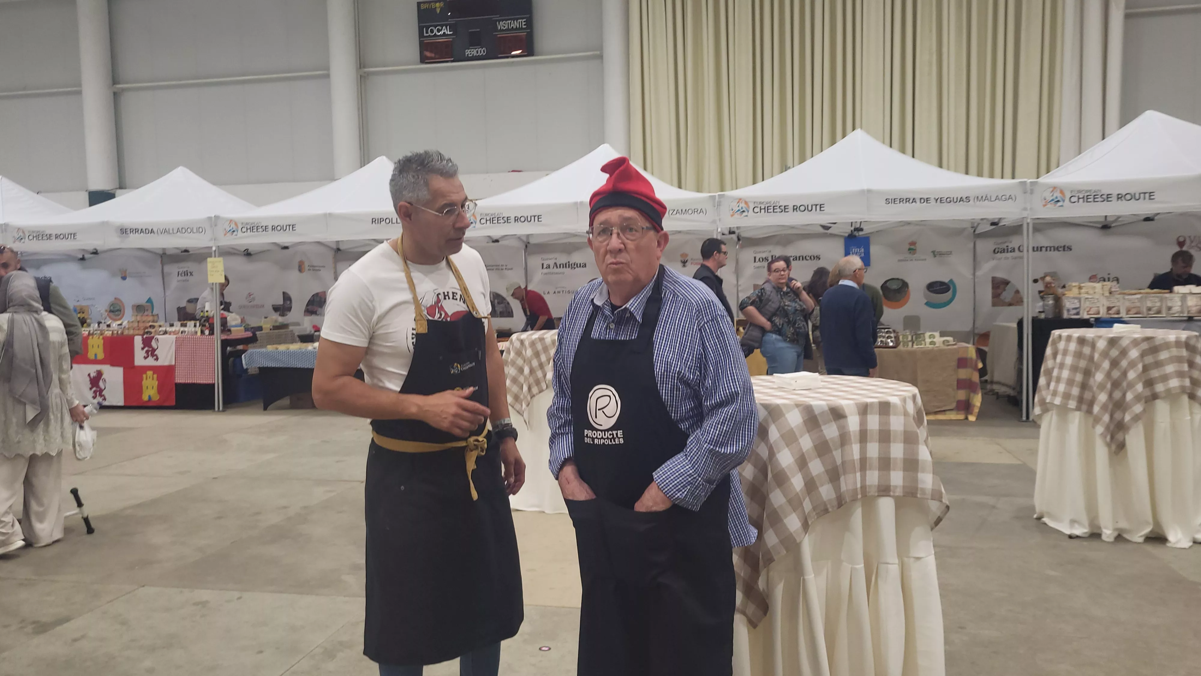 I Feria del Queso de Almudévar. Foto Mercedes Manterola