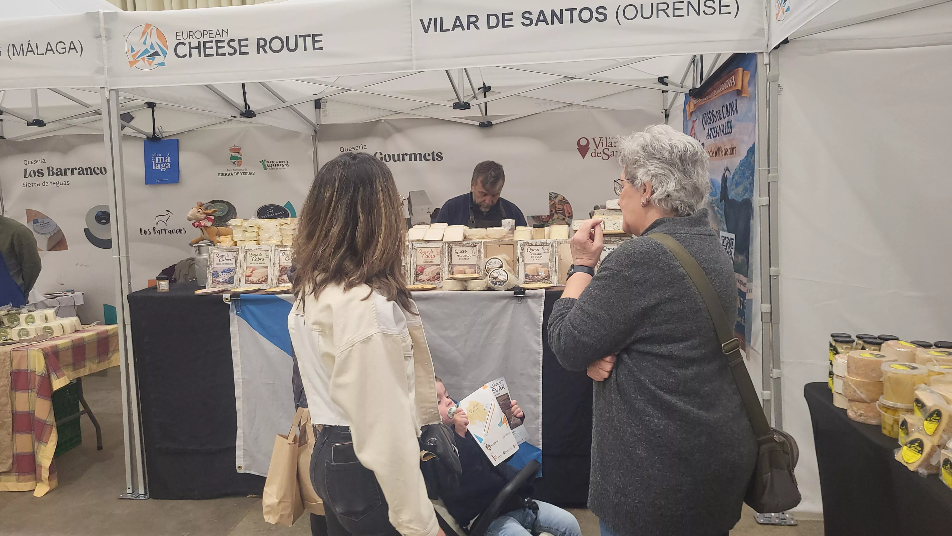 I Feria del Queso de Almudévar. Foto Mercedes Manterola