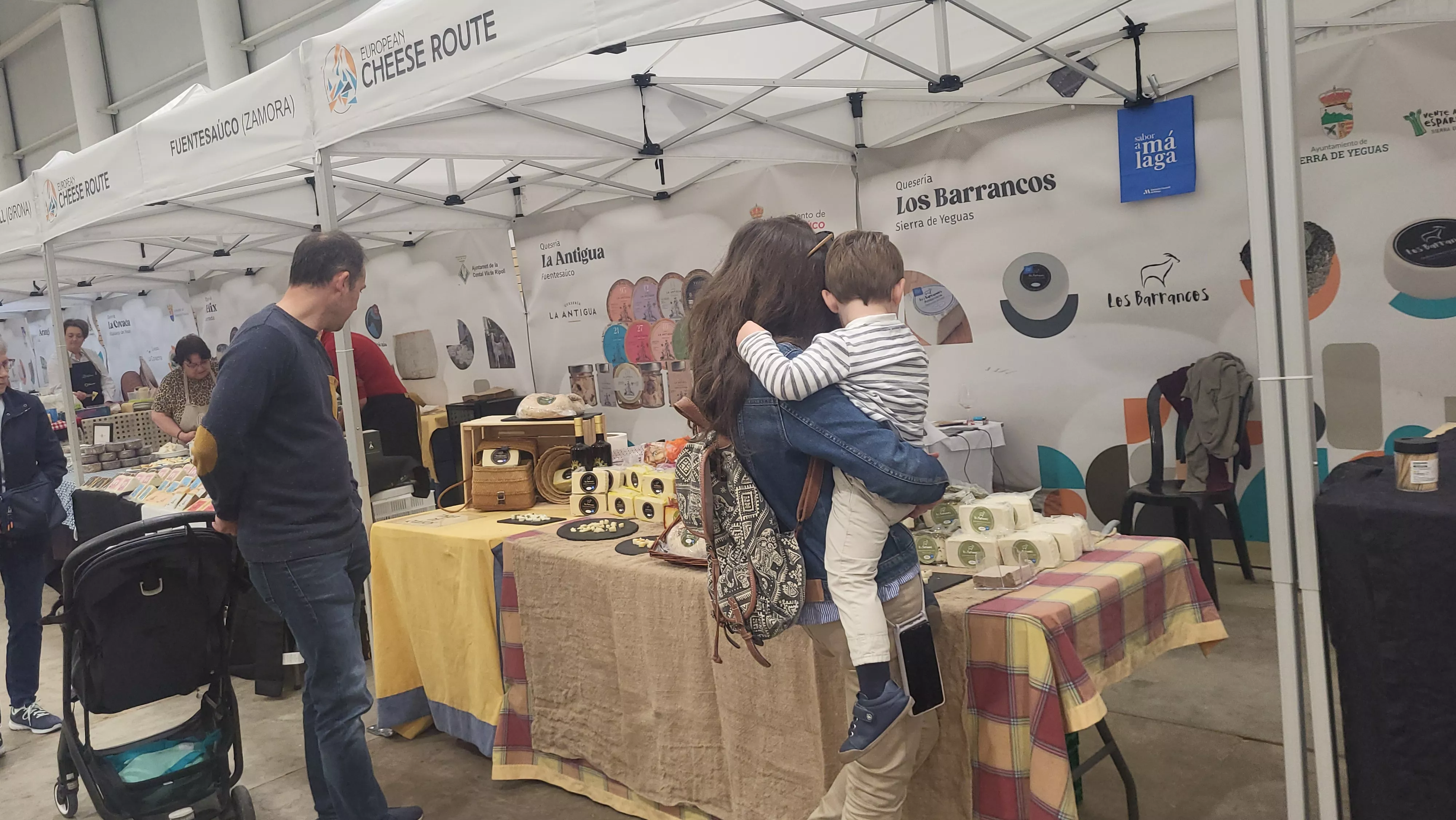 I Feria del Queso de Almudévar. Foto Mercedes Manterola