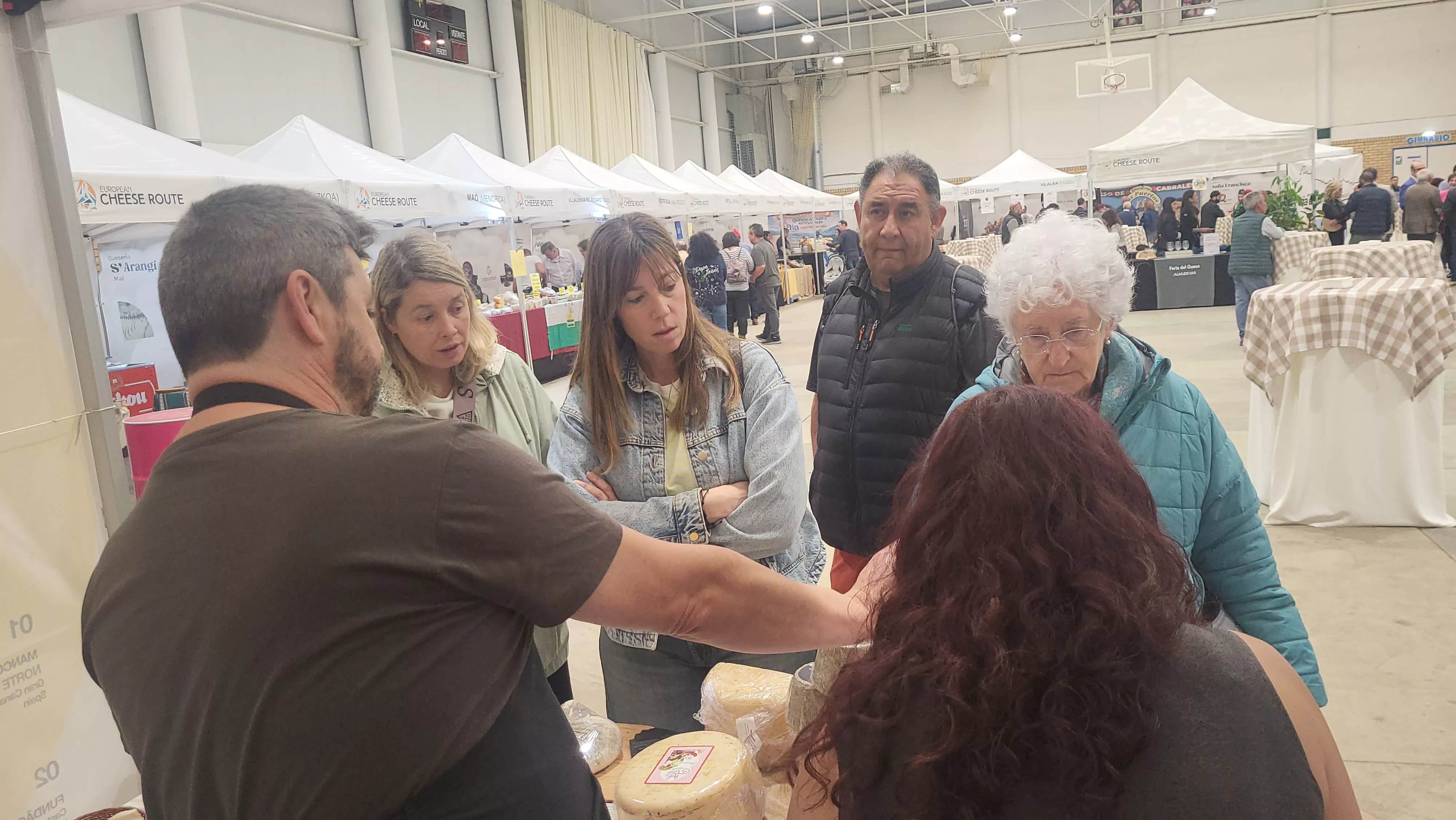 I Feria del Queso de Almudévar. Foto Mercedes Manterola