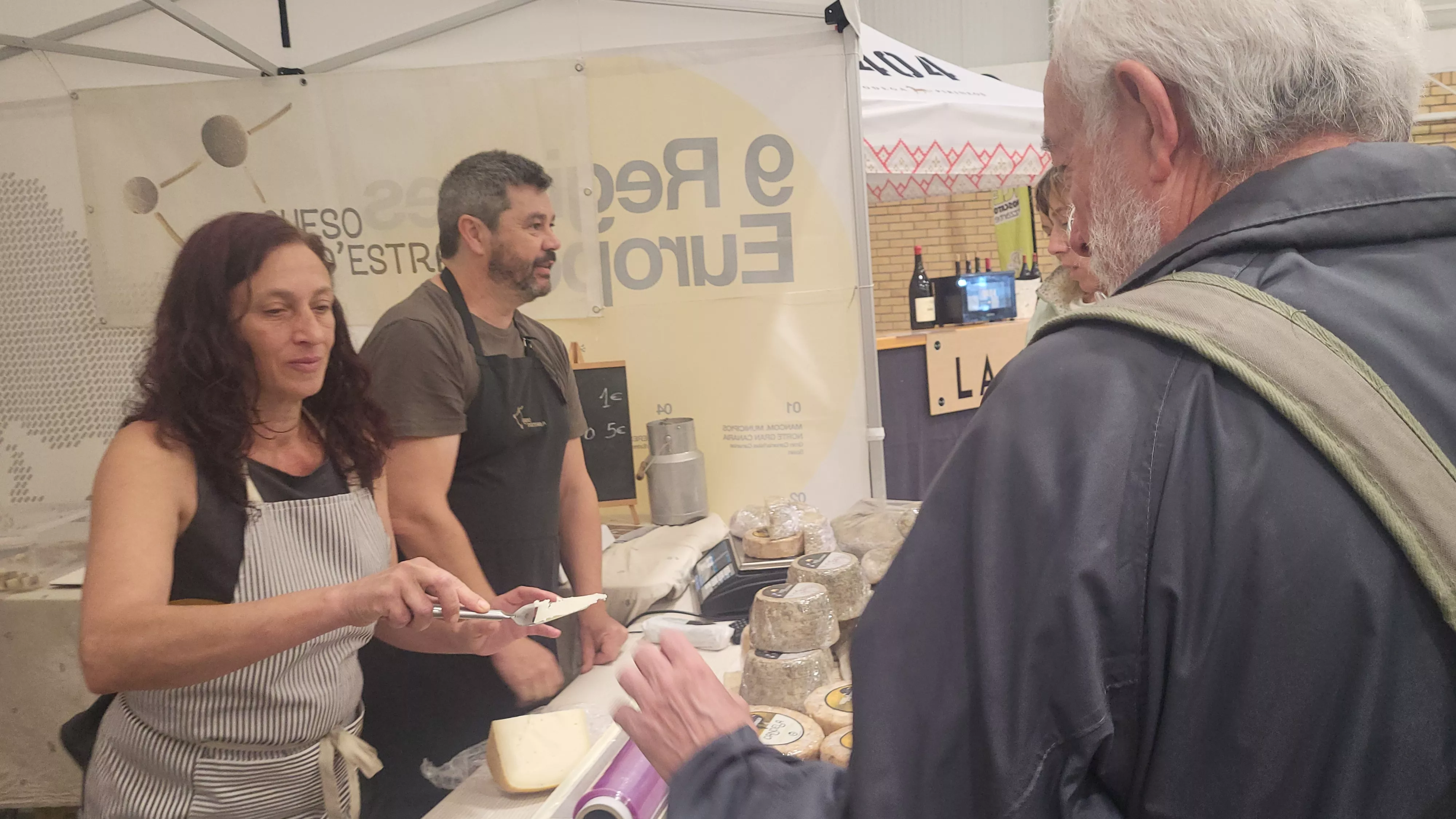 I Feria del Queso de Almudévar. Foto Mercedes Manterola