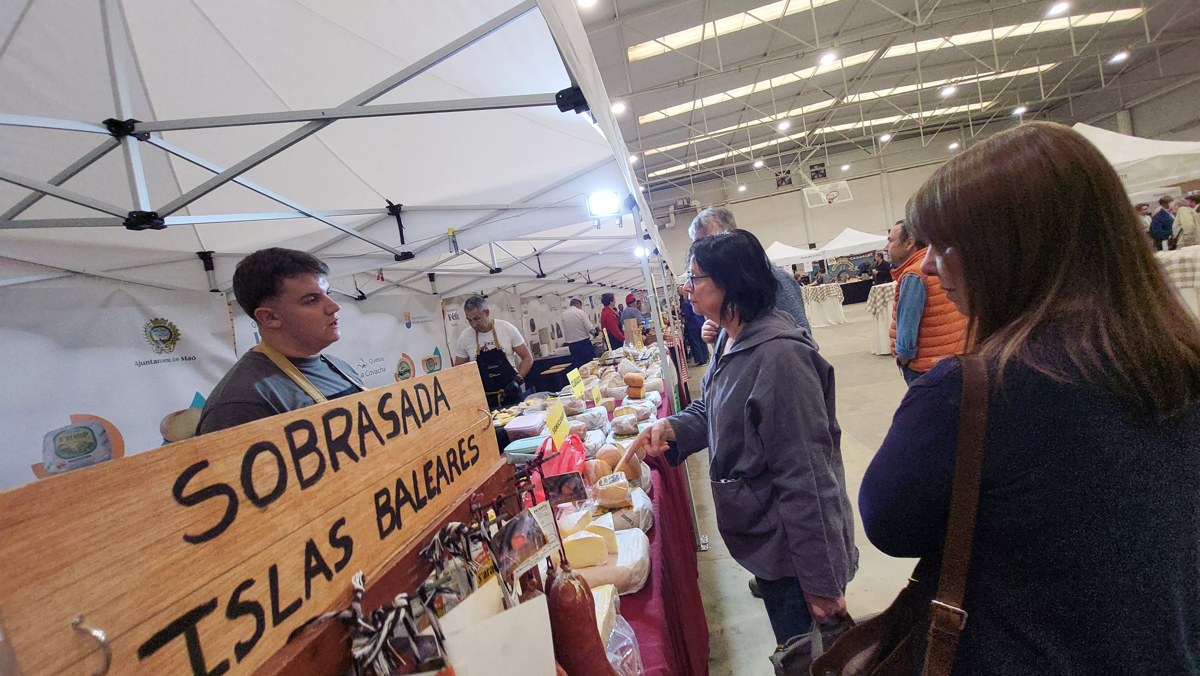 I Feria del Queso de Almudévar. Foto Mercedes Manterola