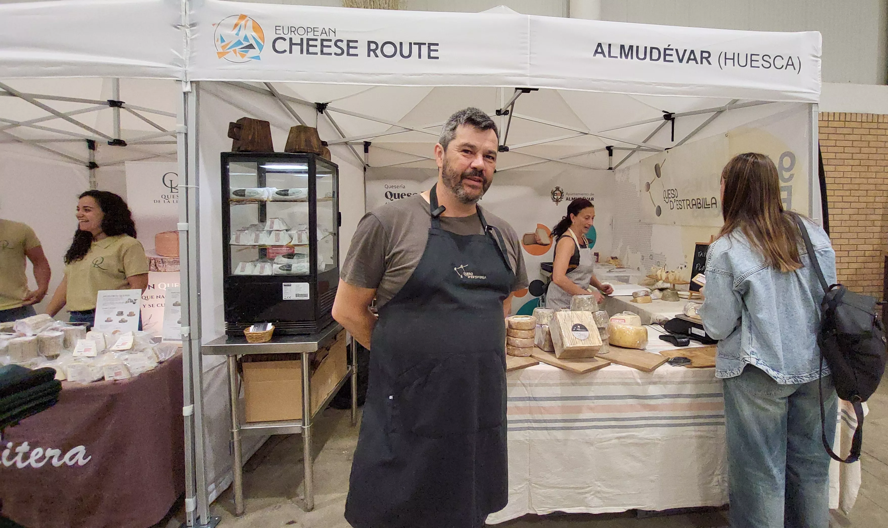 I Feria del Queso de Almudévar. Foto Mercedes Manterola