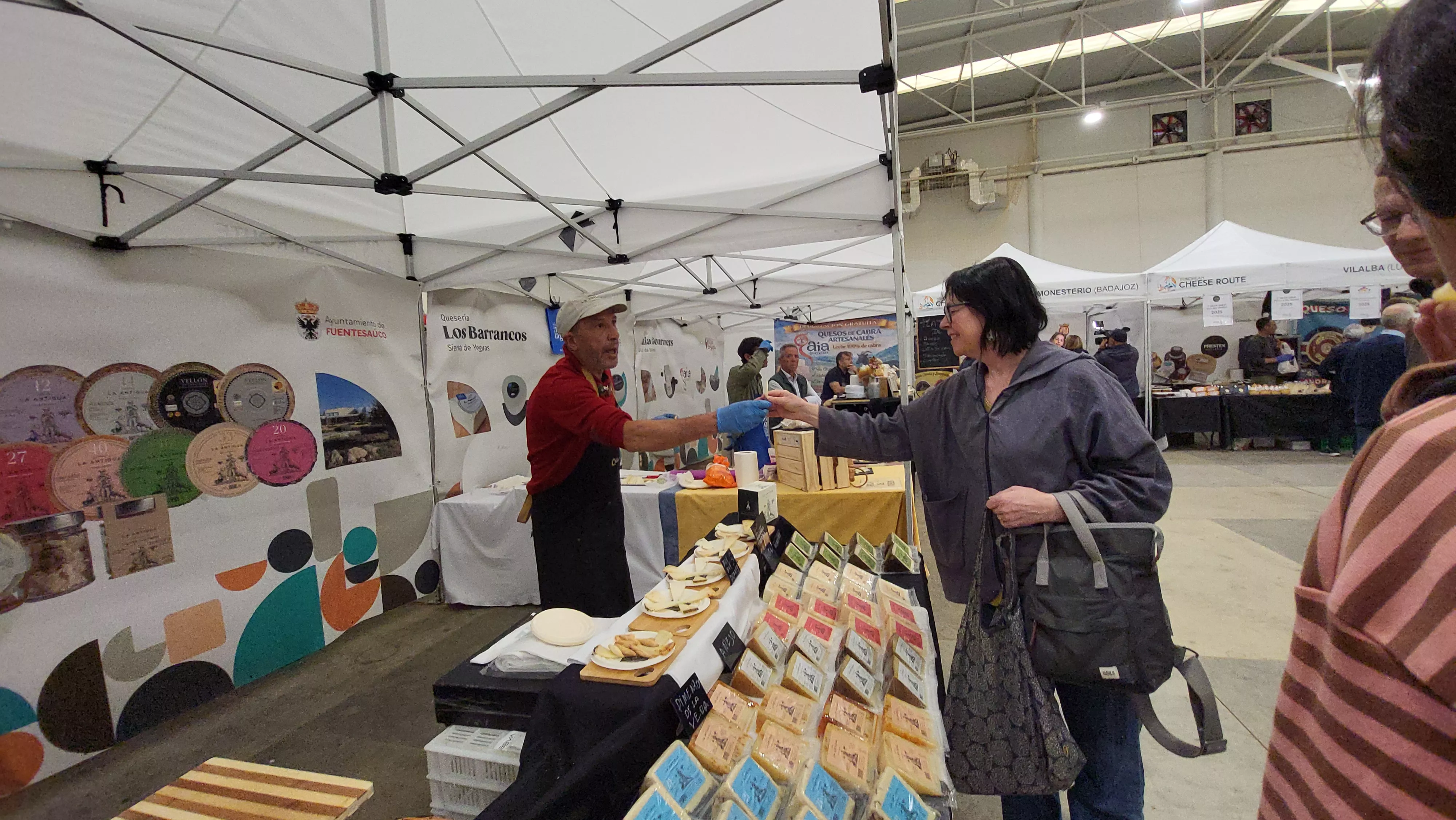 I Feria del Queso de Almudévar. Foto Mercedes Manterola