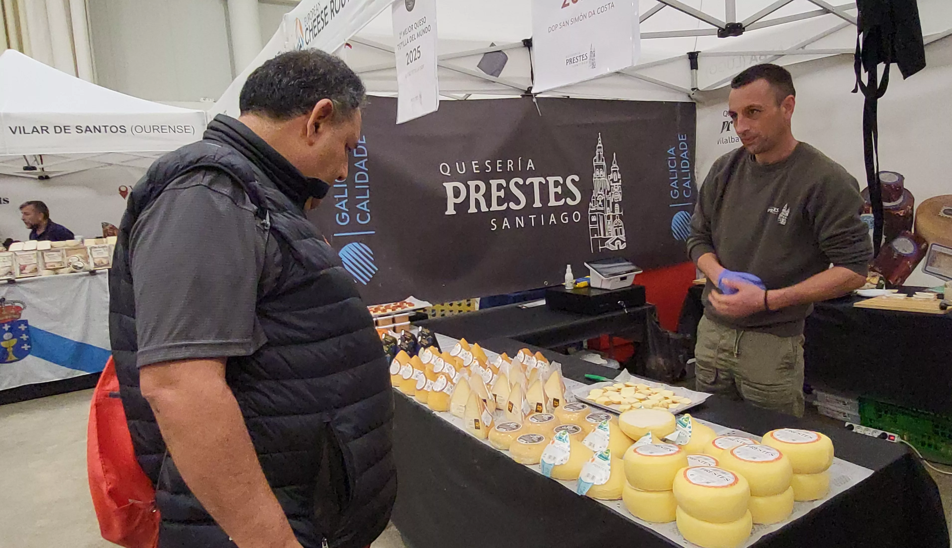 I Feria del Queso de Almudévar. Foto Mercedes Manterola