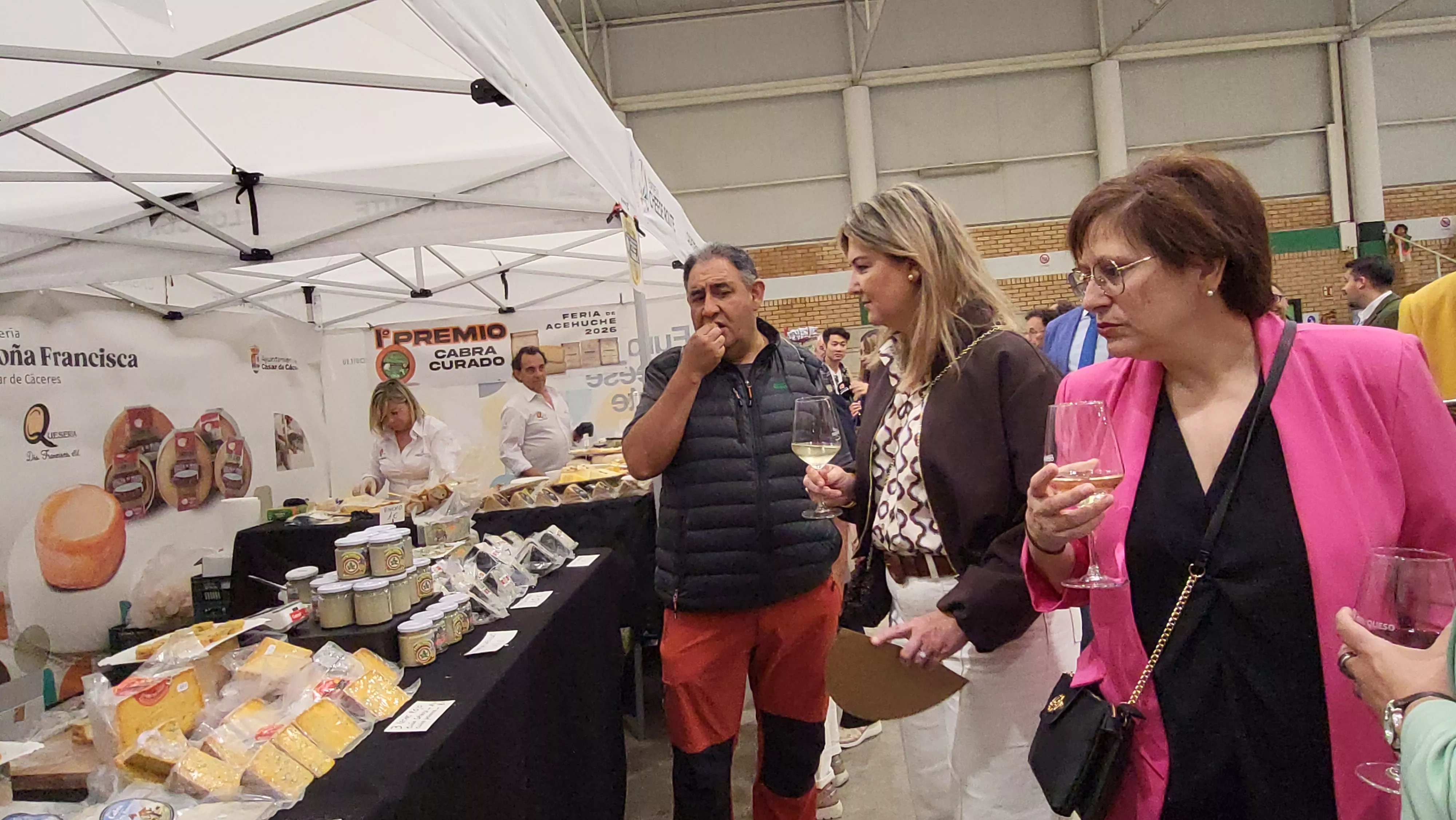I Feria del Queso de Almudévar. Foto Mercedes Manterola