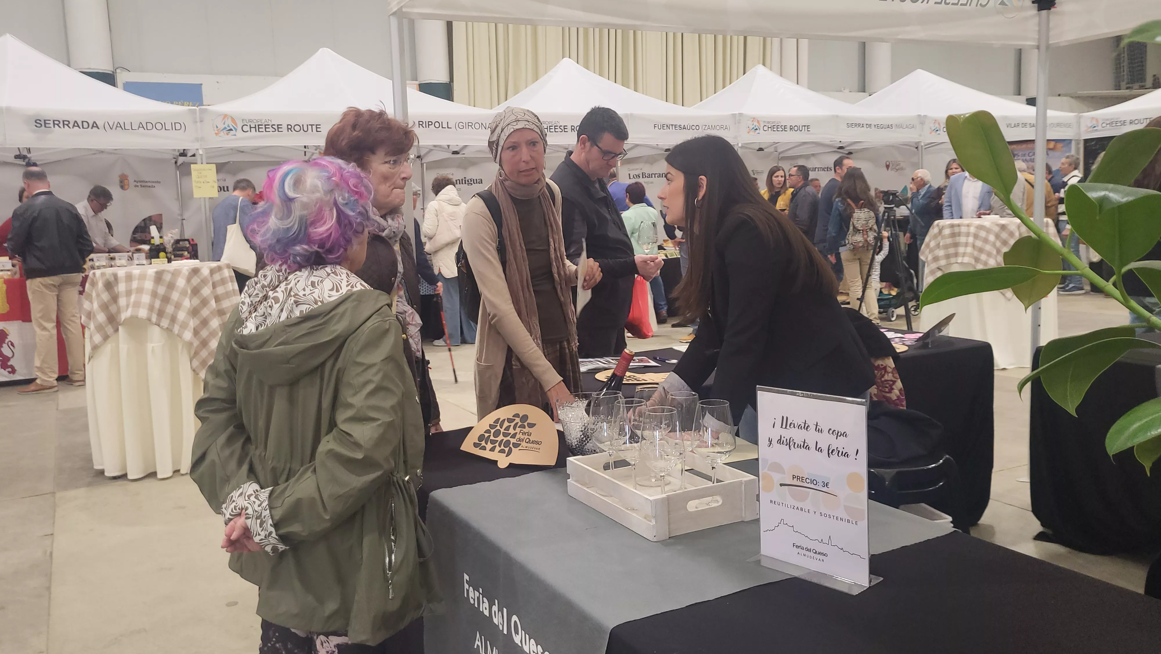 I Feria del Queso de Almudévar. Foto Mercedes Manterola