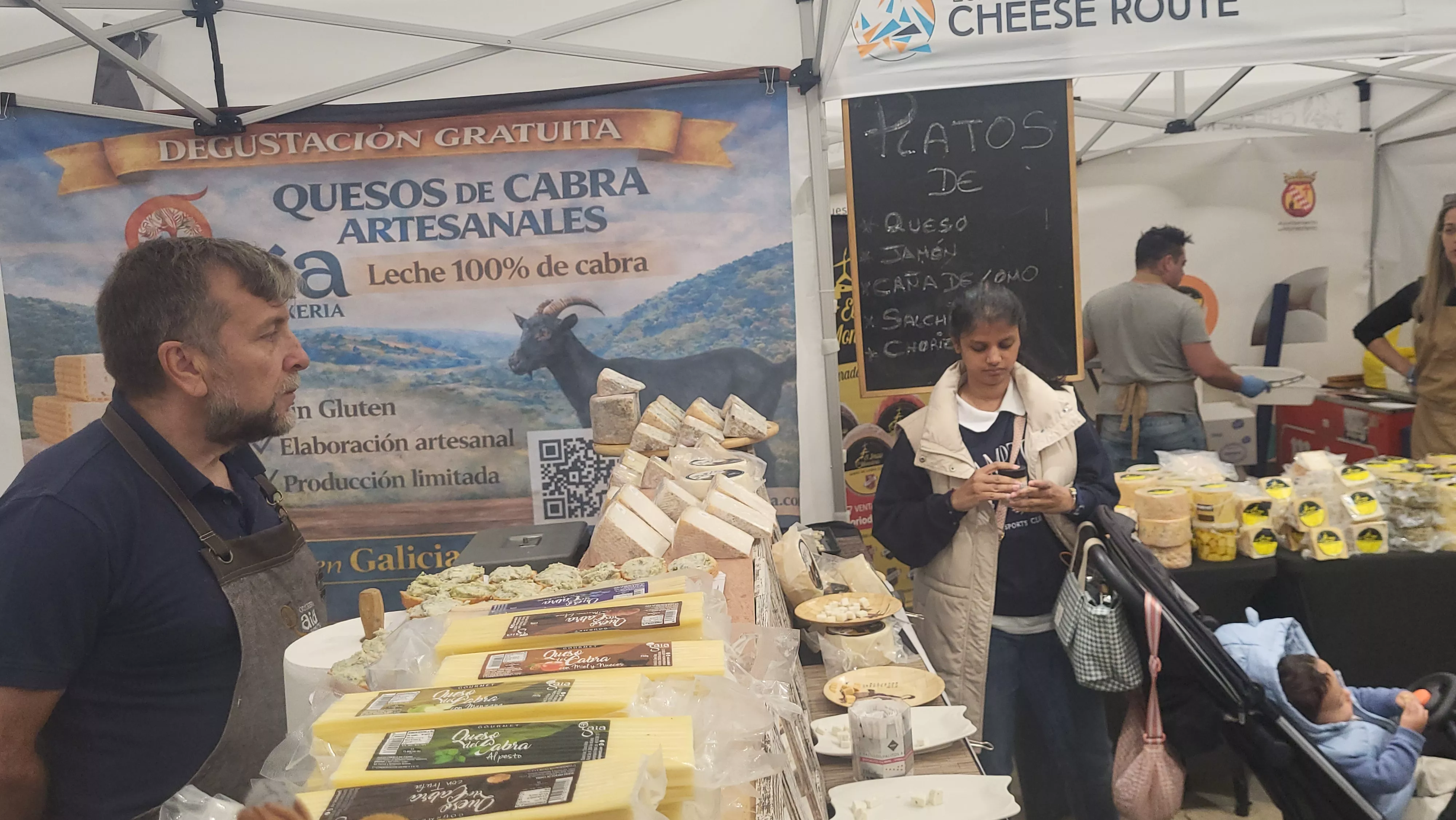 I Feria del Queso de Almudévar. Foto Mercedes Manterola