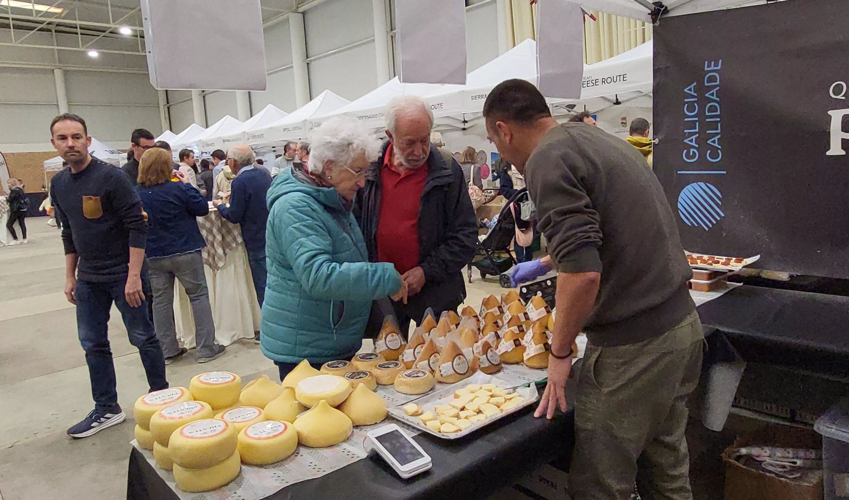 I Feria del Queso de Almudévar. Foto Mercedes Manterola