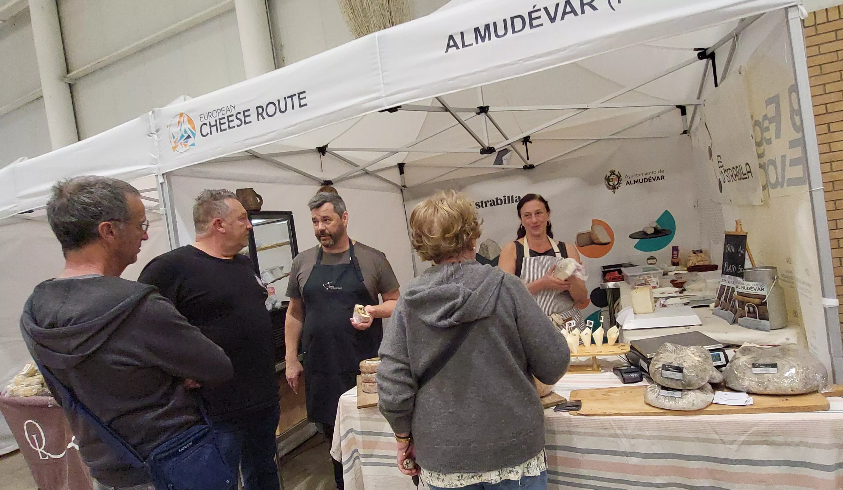 I Feria del Queso de Almudévar. Foto Mercedes Manterola
