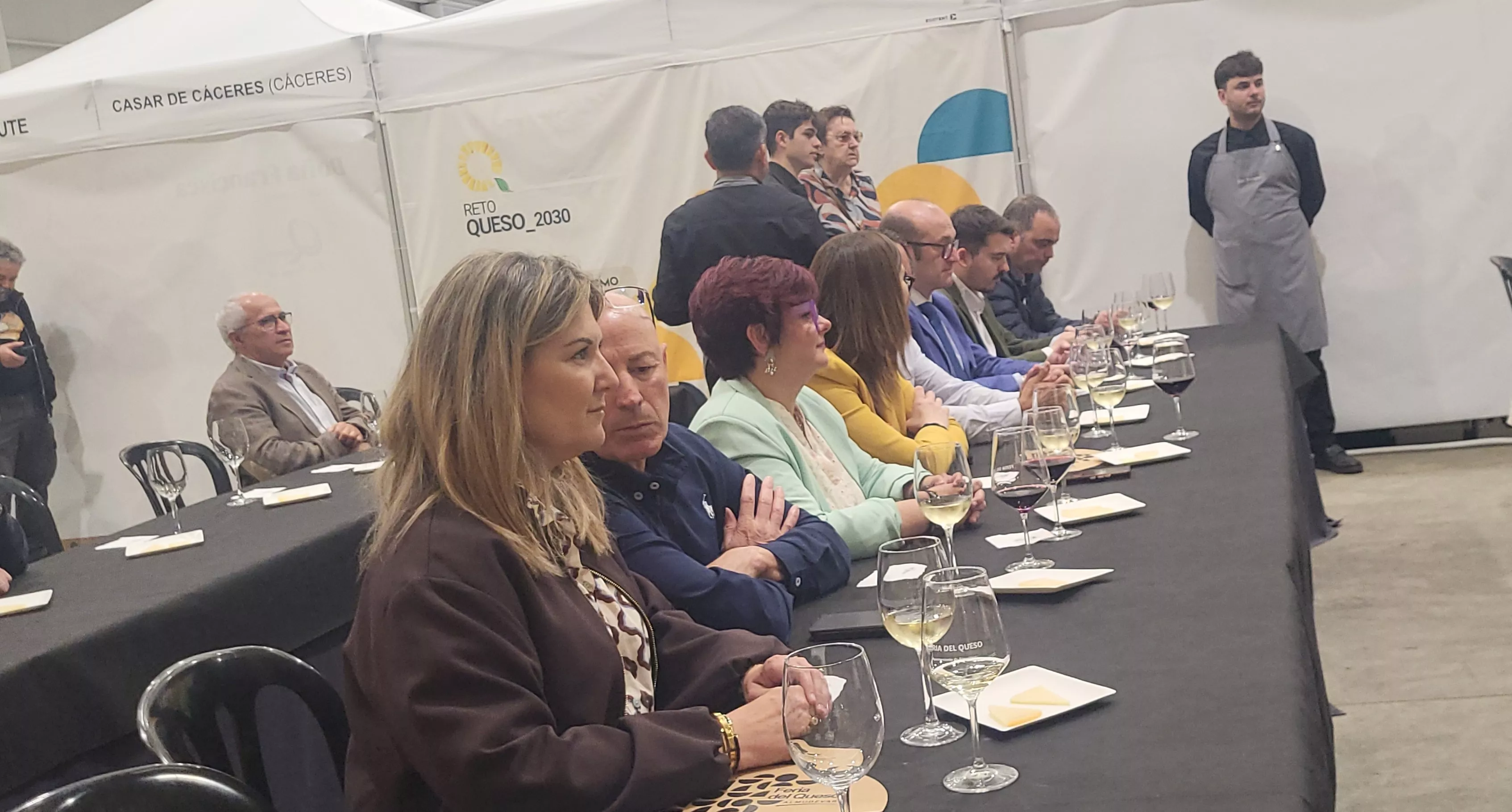 I Feria del Queso de Almudévar. Foto Mercedes Manterola