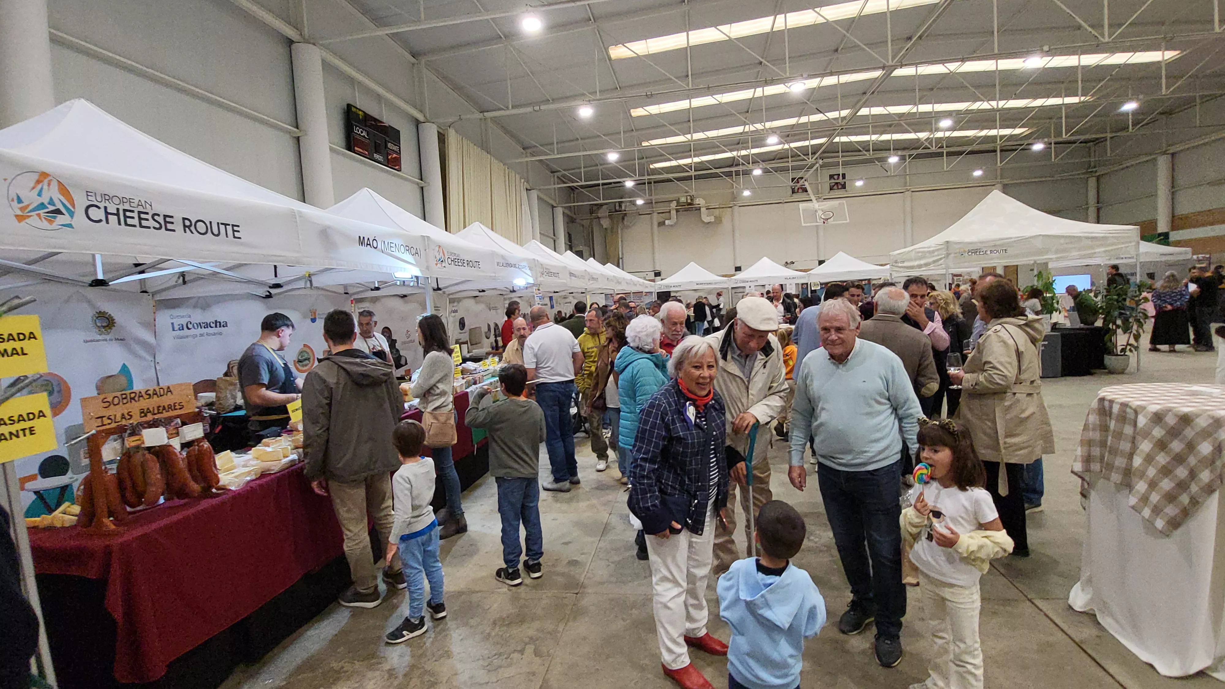 I Feria del Queso de Almudévar. Foto Mercedes Manterola
