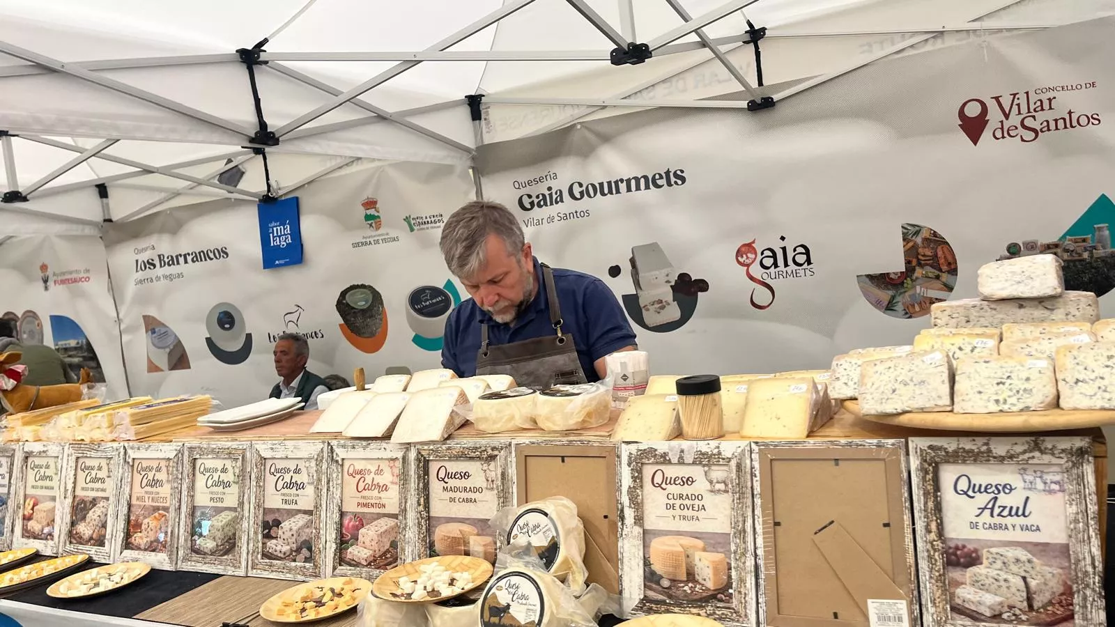 I Feria del Queso de Almudévar. Foto Mercedes Manterola